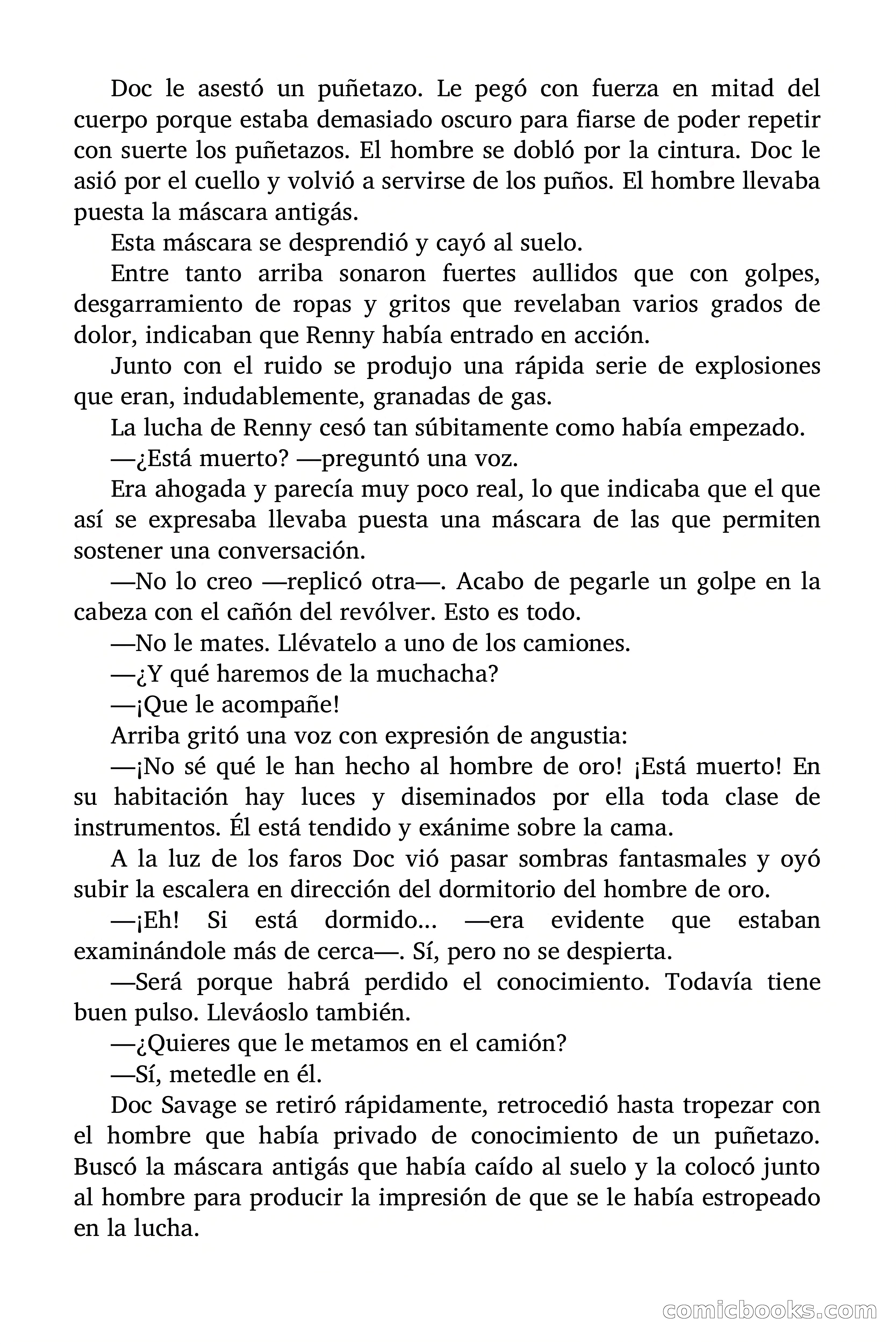Doc Savage: El Hombre de Oro — page 124 of 137