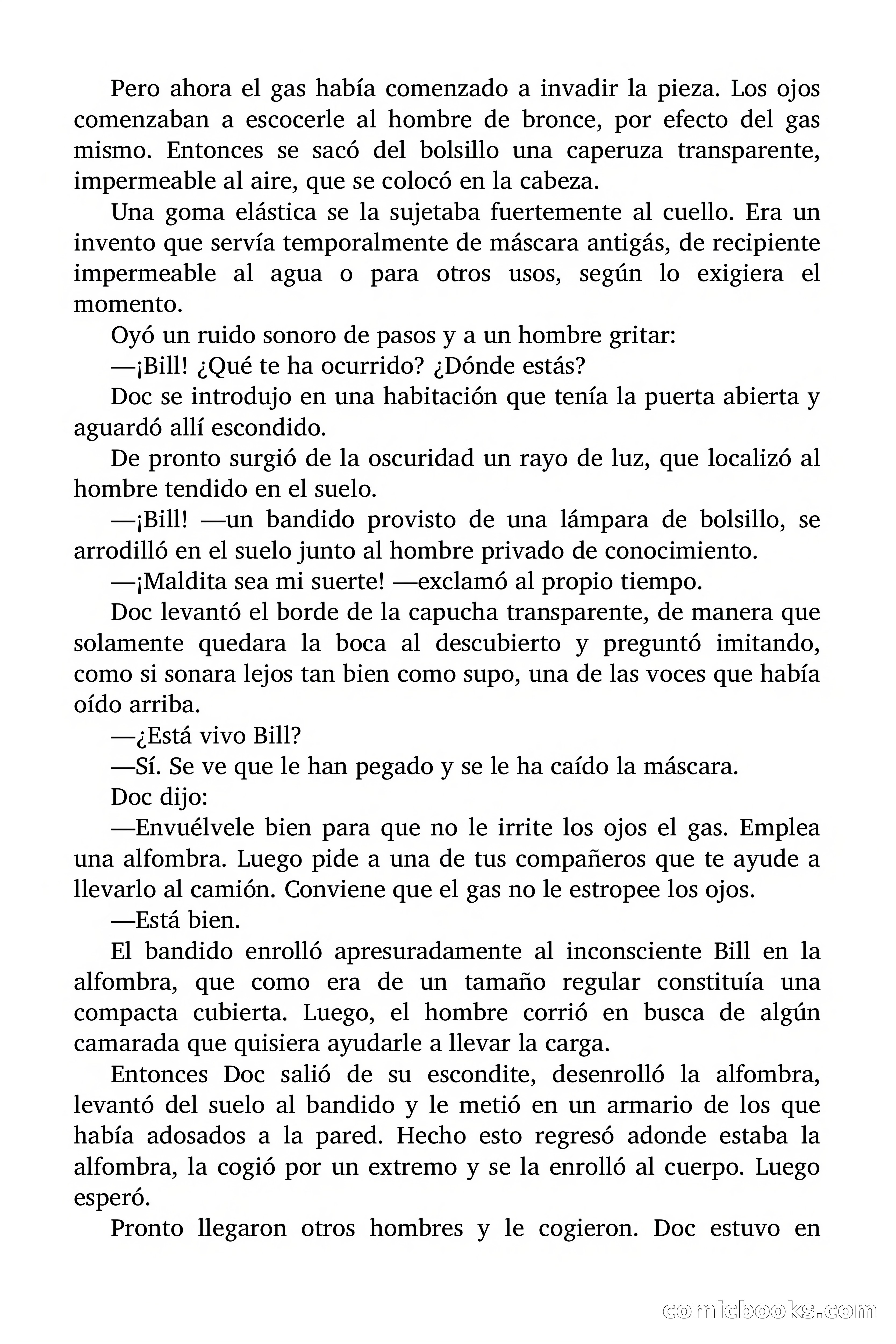 Doc Savage: El Hombre de Oro — page 125 of 137