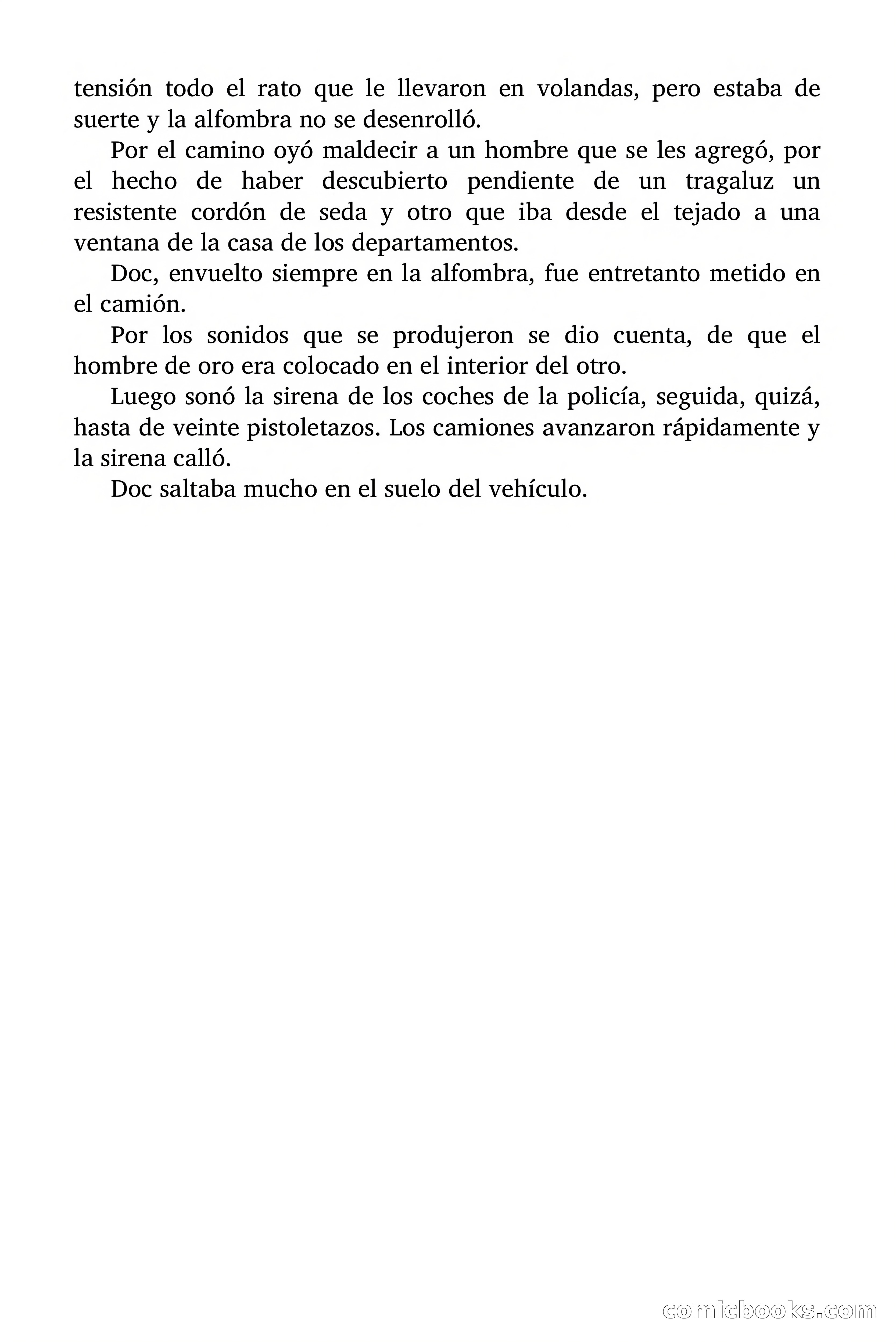 Doc Savage: El Hombre de Oro — page 126 of 137