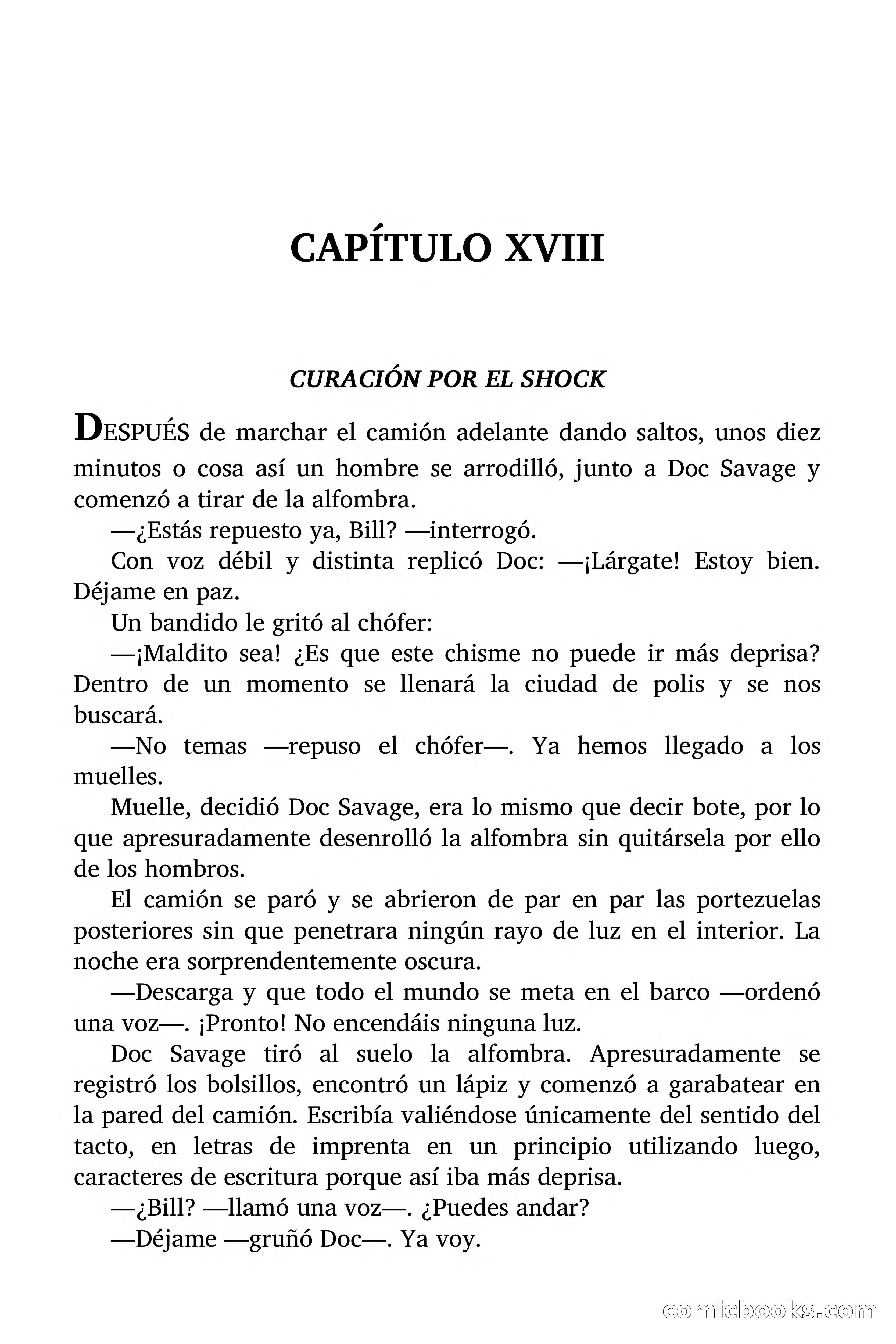 Doc Savage: El Hombre de Oro — page 127 of 137