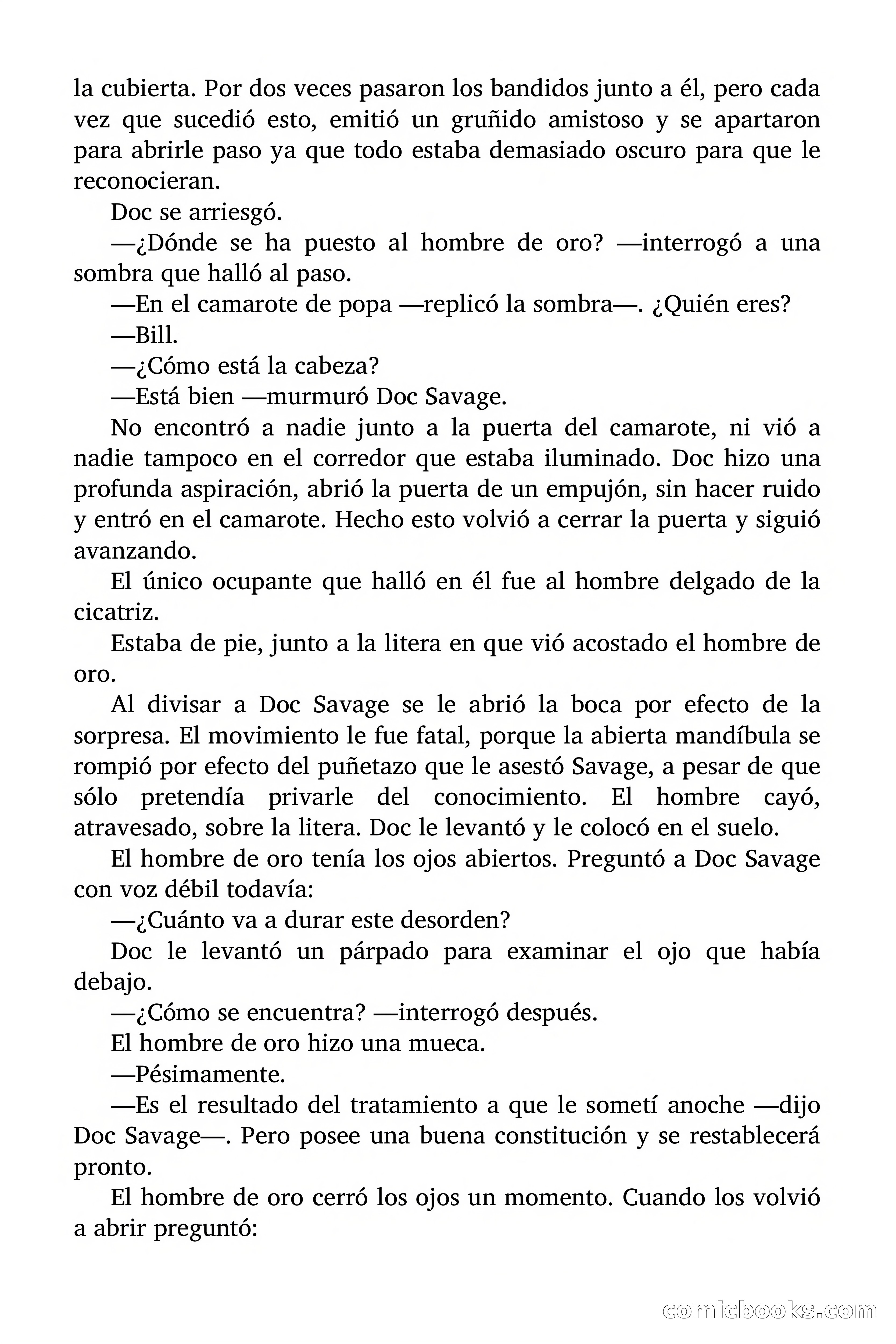 Doc Savage: El Hombre de Oro — page 129 of 137