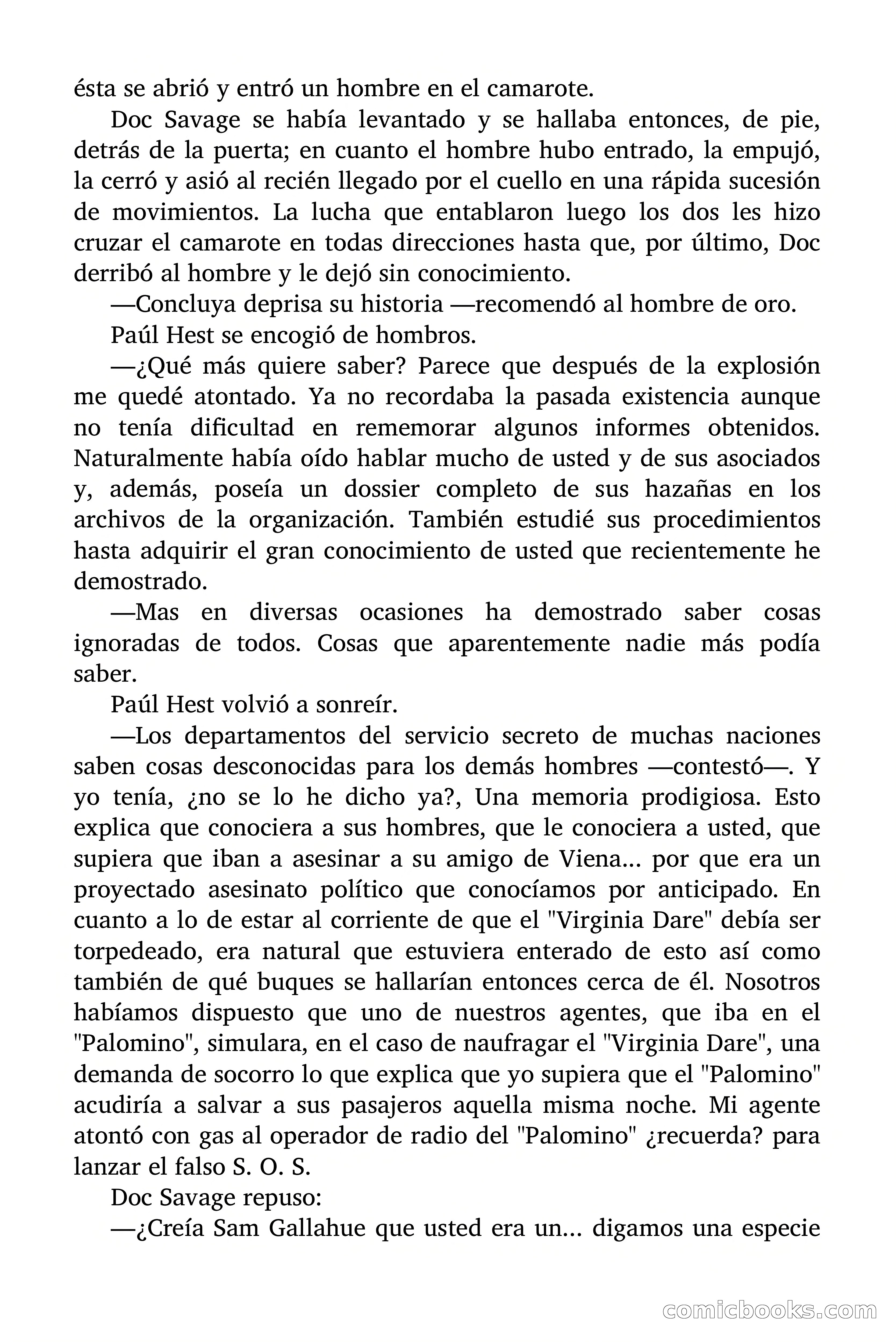Doc Savage: El Hombre de Oro — page 132 of 137