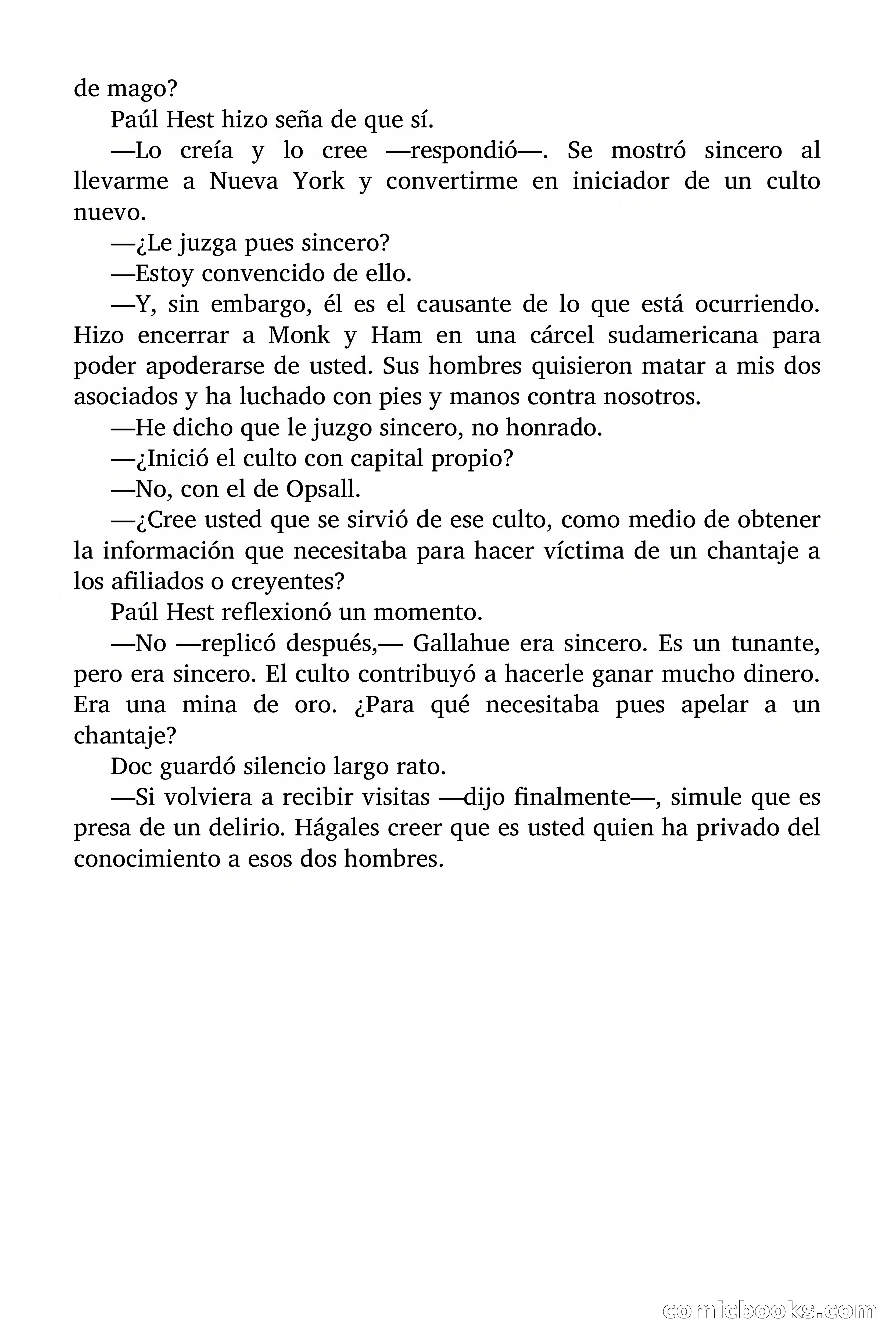 Doc Savage: El Hombre de Oro — page 133 of 137