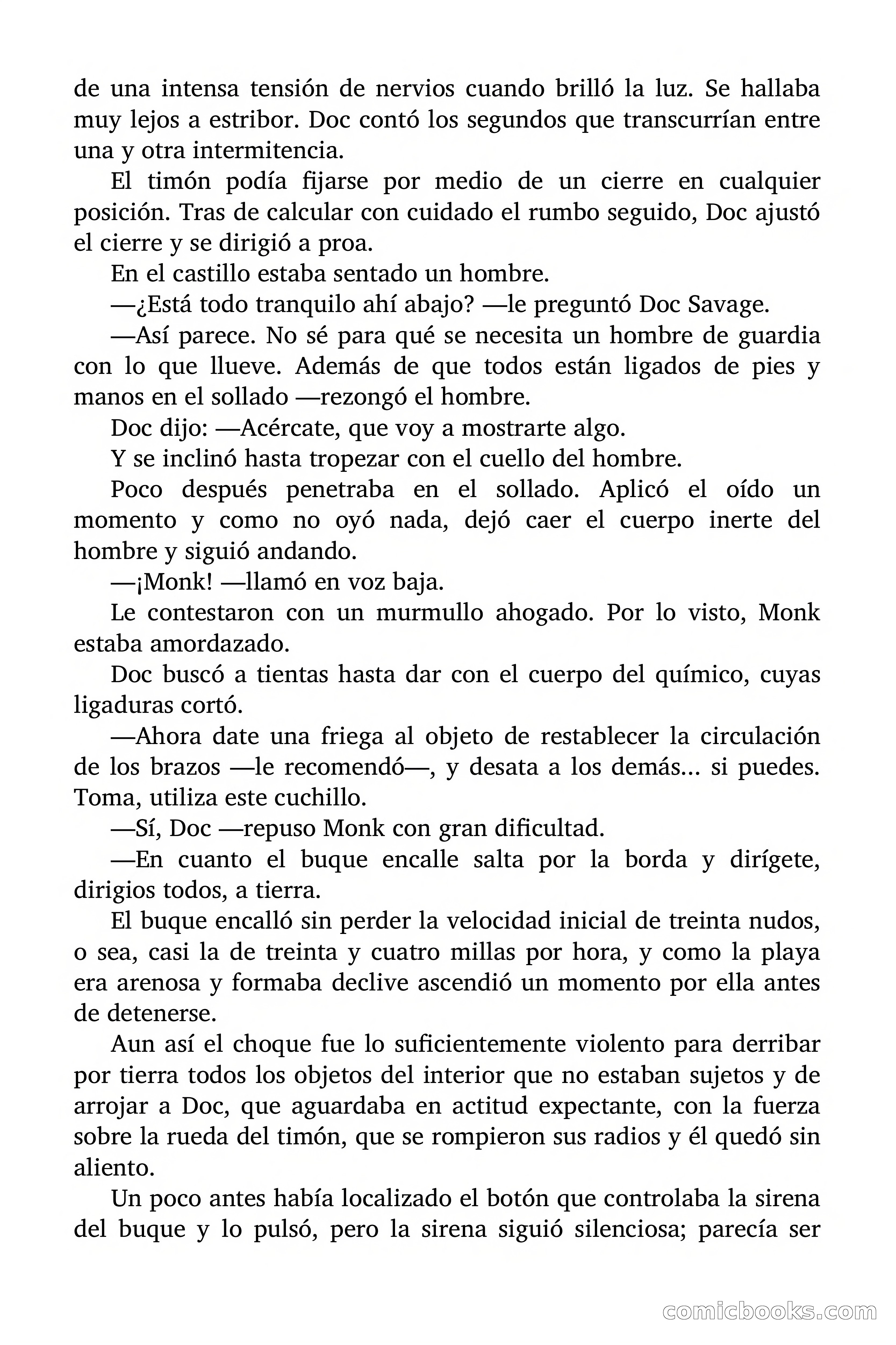 Doc Savage: El Hombre de Oro — page 135 of 137