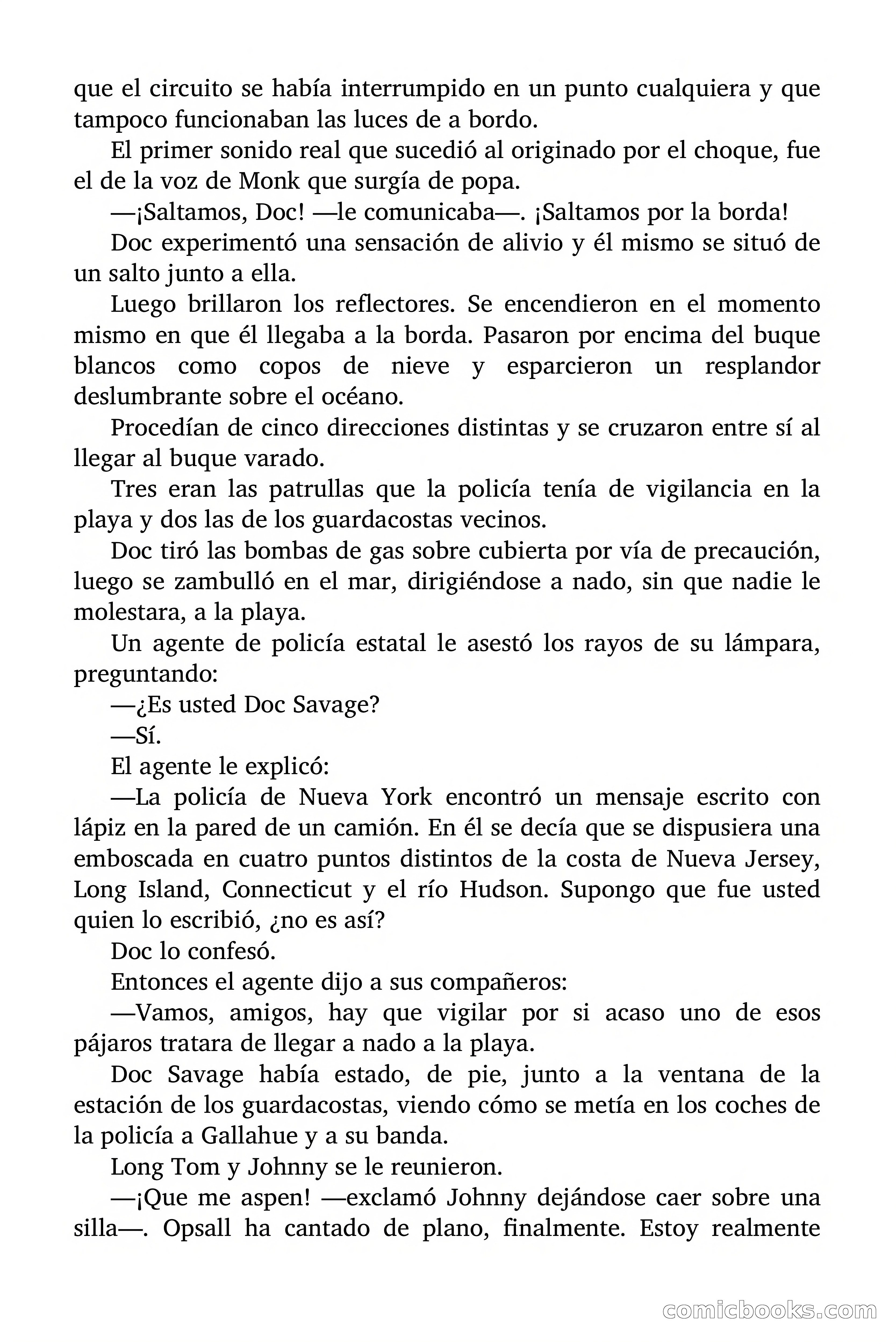 Doc Savage: El Hombre de Oro — page 136 of 137