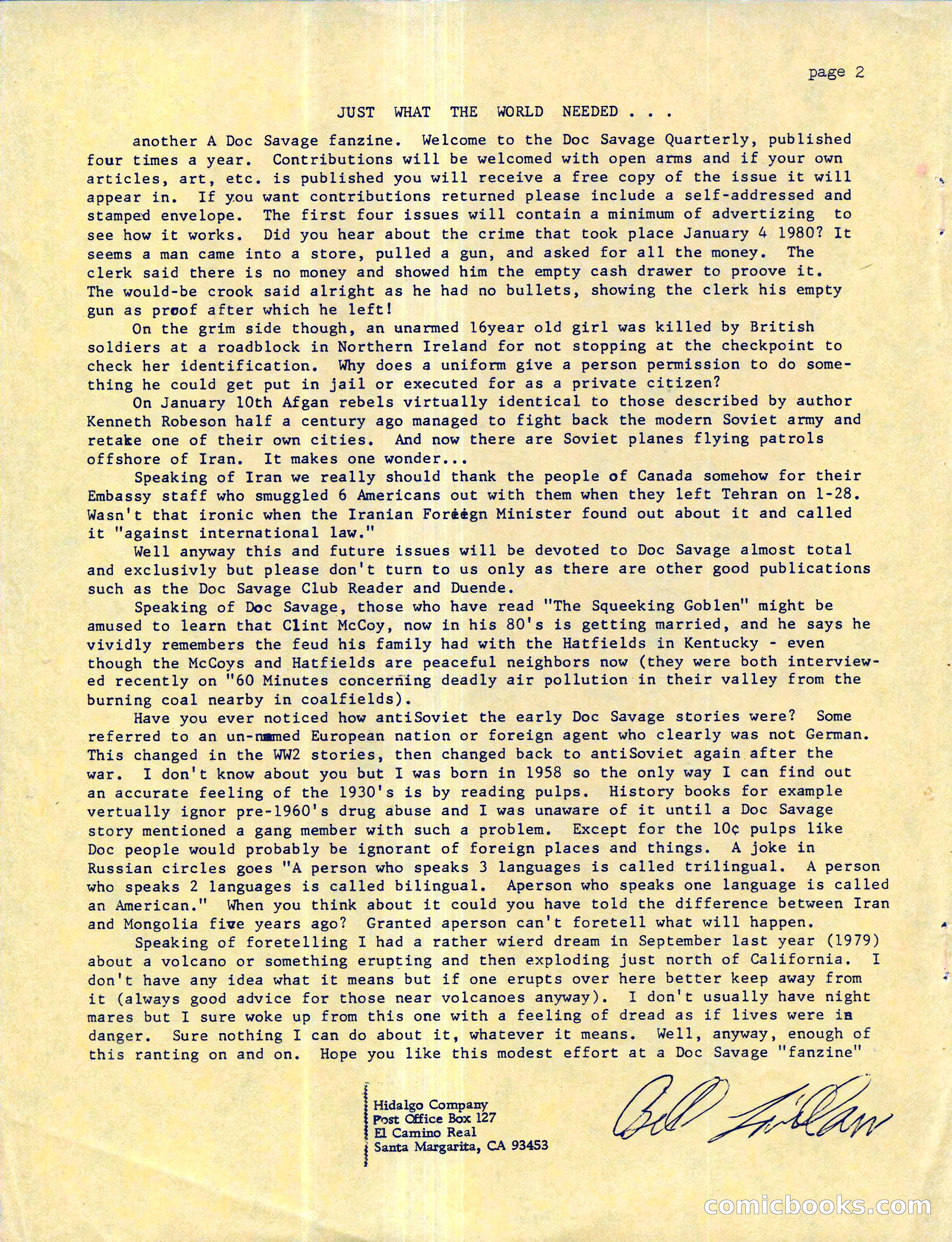 Doc Savage Quarterly — page 2 of 17
