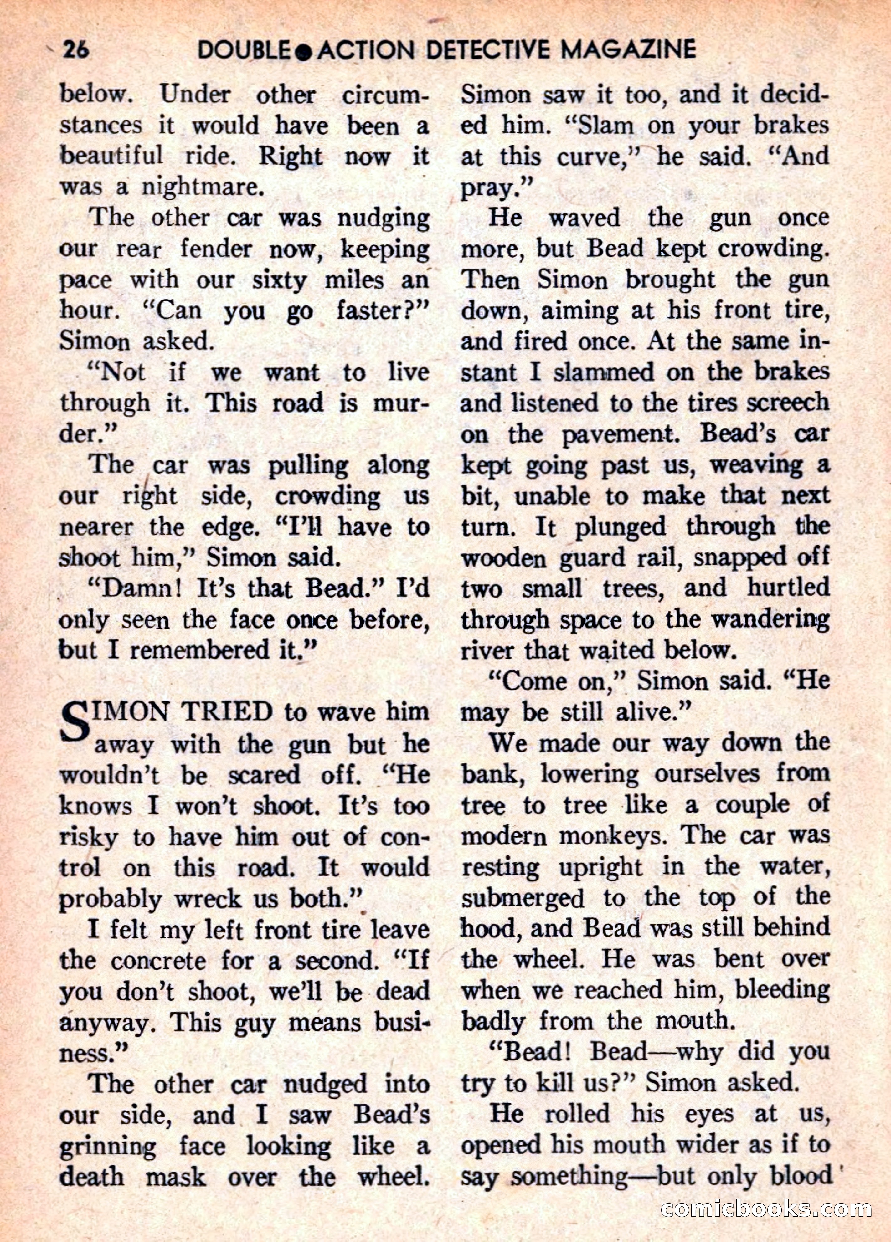 Double Action Detective Magazine, September 1959 — page 26 of 132