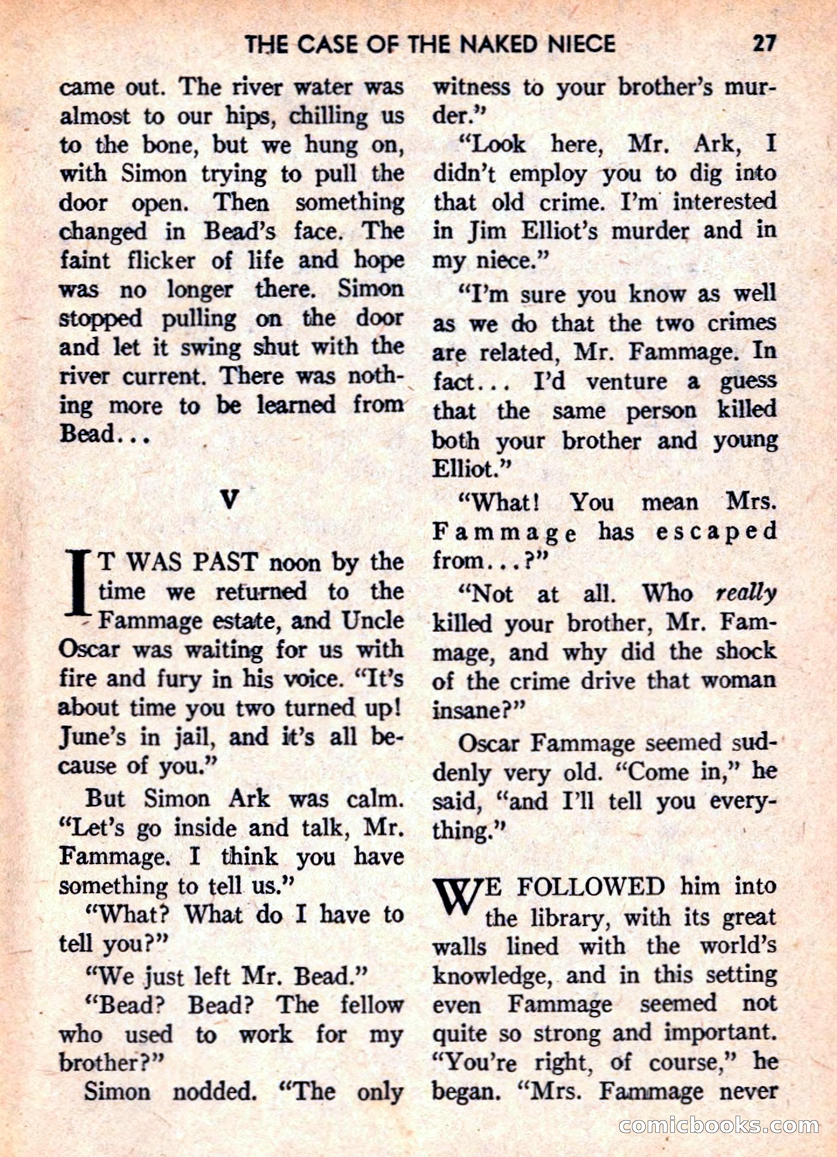 Double Action Detective Magazine, September 1959 — page 27 of 132