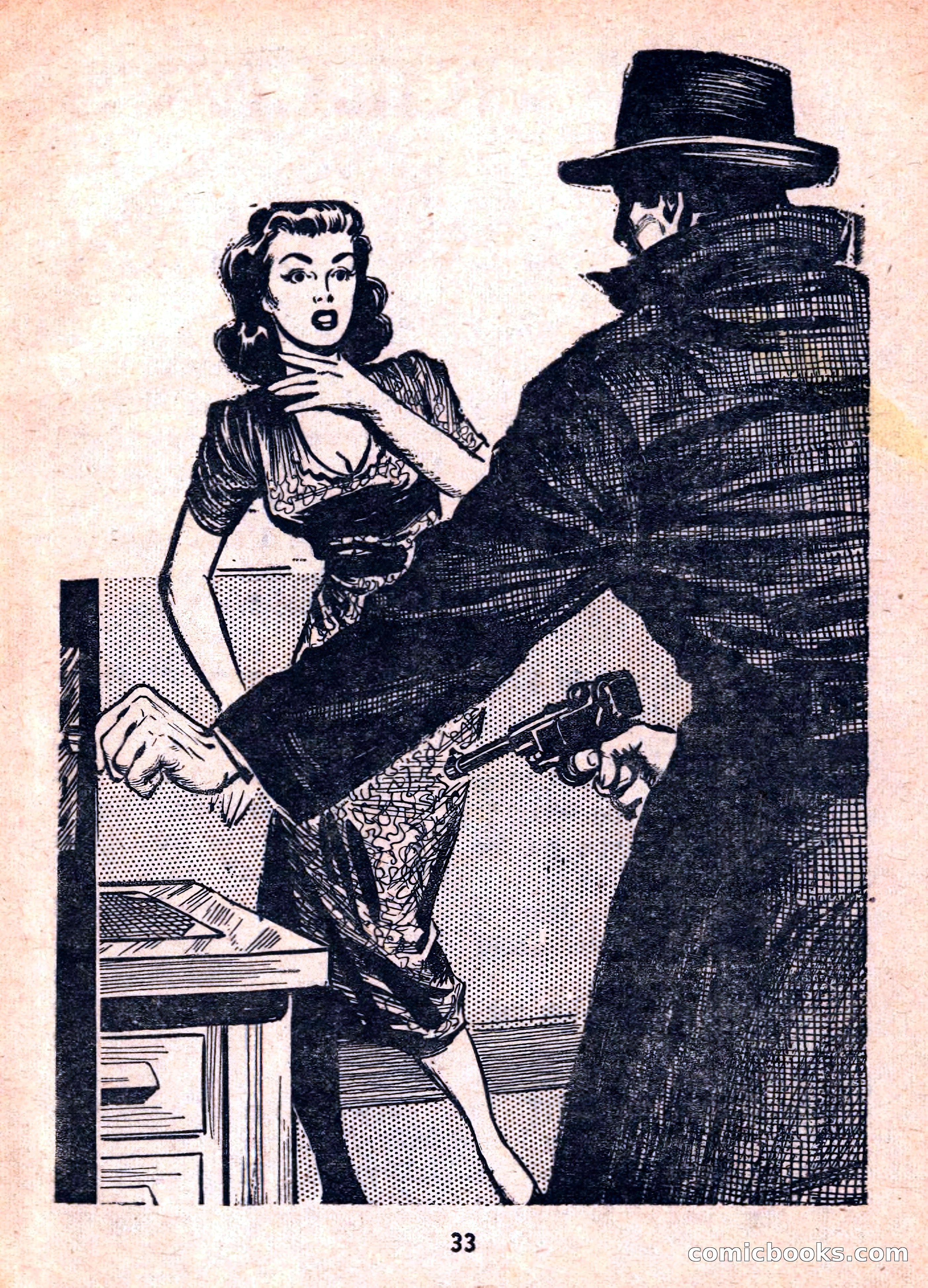 Double Action Detective Magazine, September 1959 — page 33 of 132