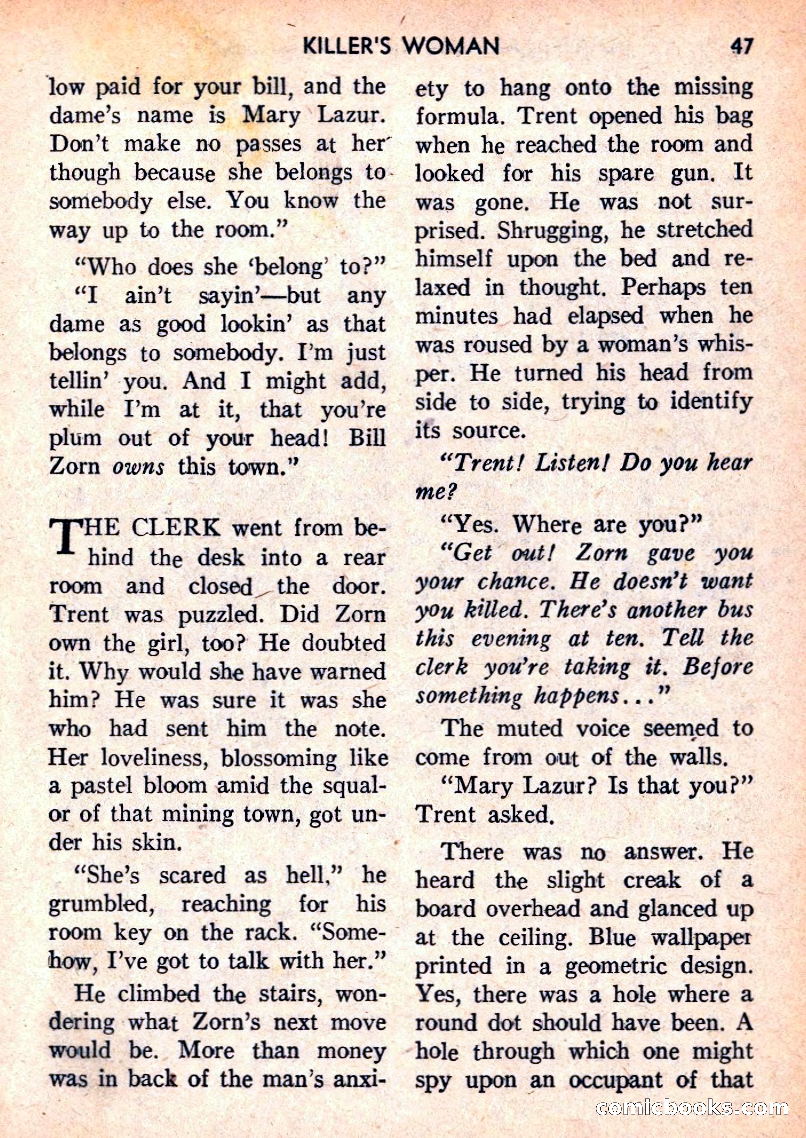 Double Action Detective Magazine, September 1959 — page 47 of 132