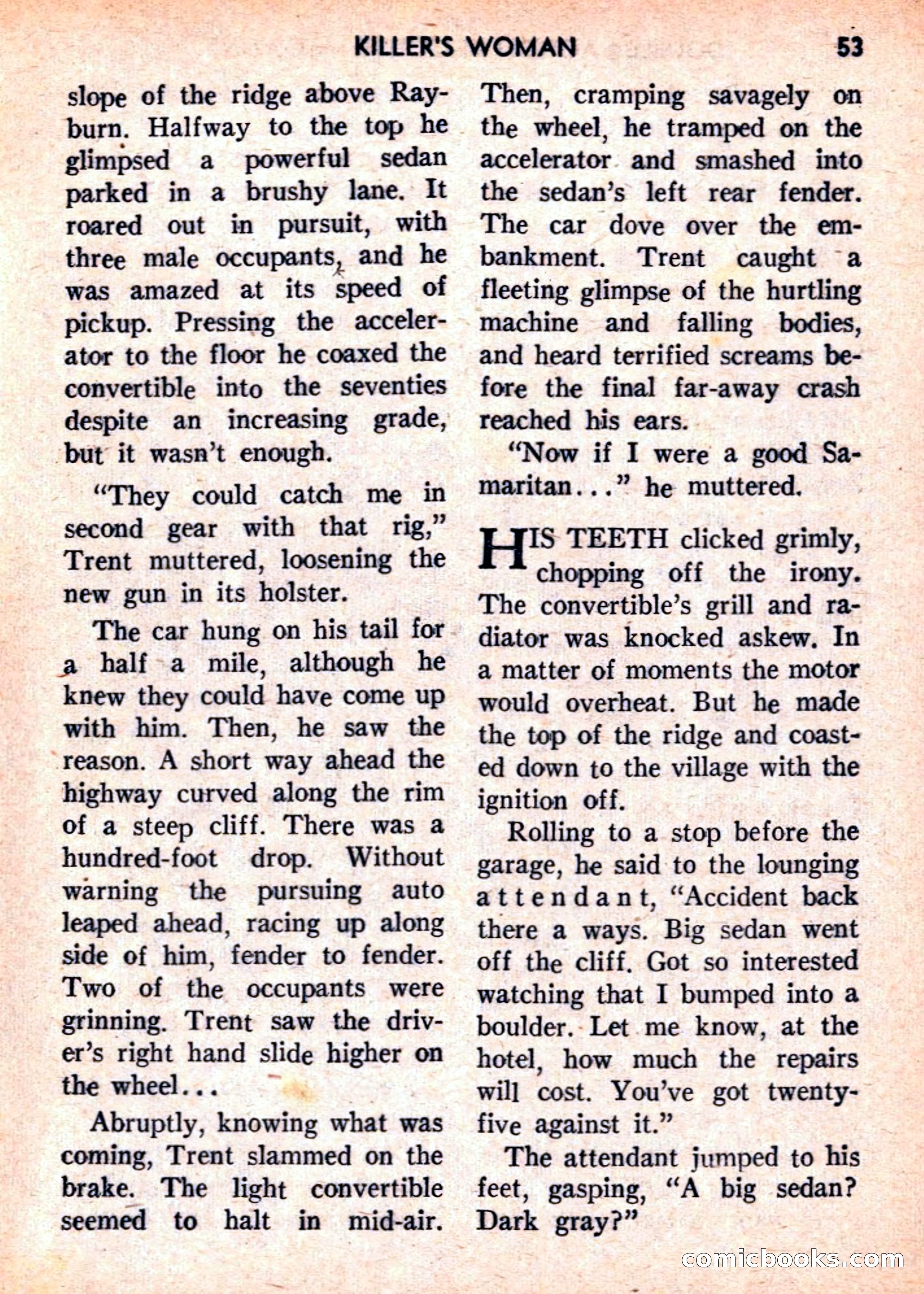 Double Action Detective Magazine, September 1959 — page 53 of 132