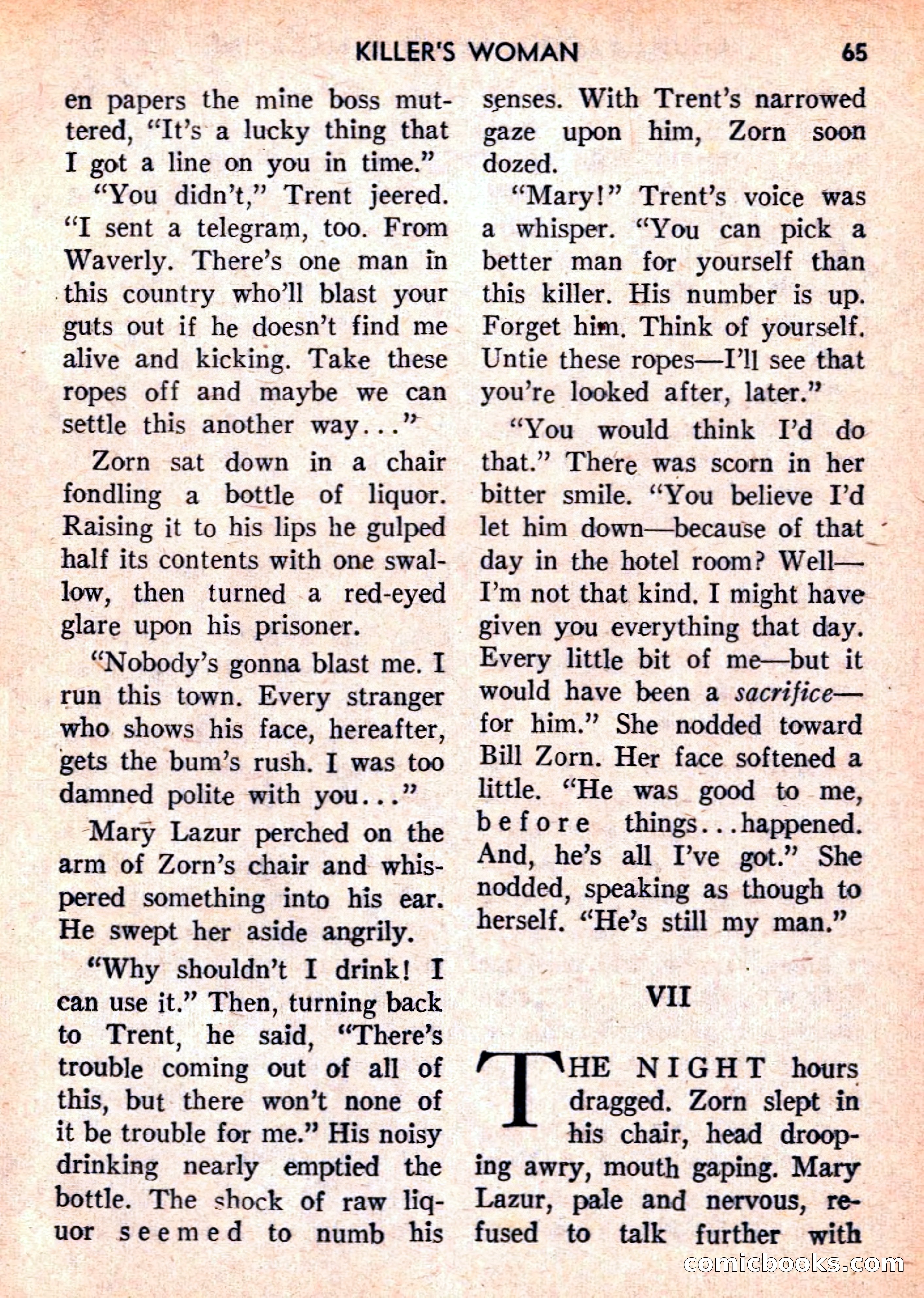 Double Action Detective Magazine, September 1959 — page 65 of 132