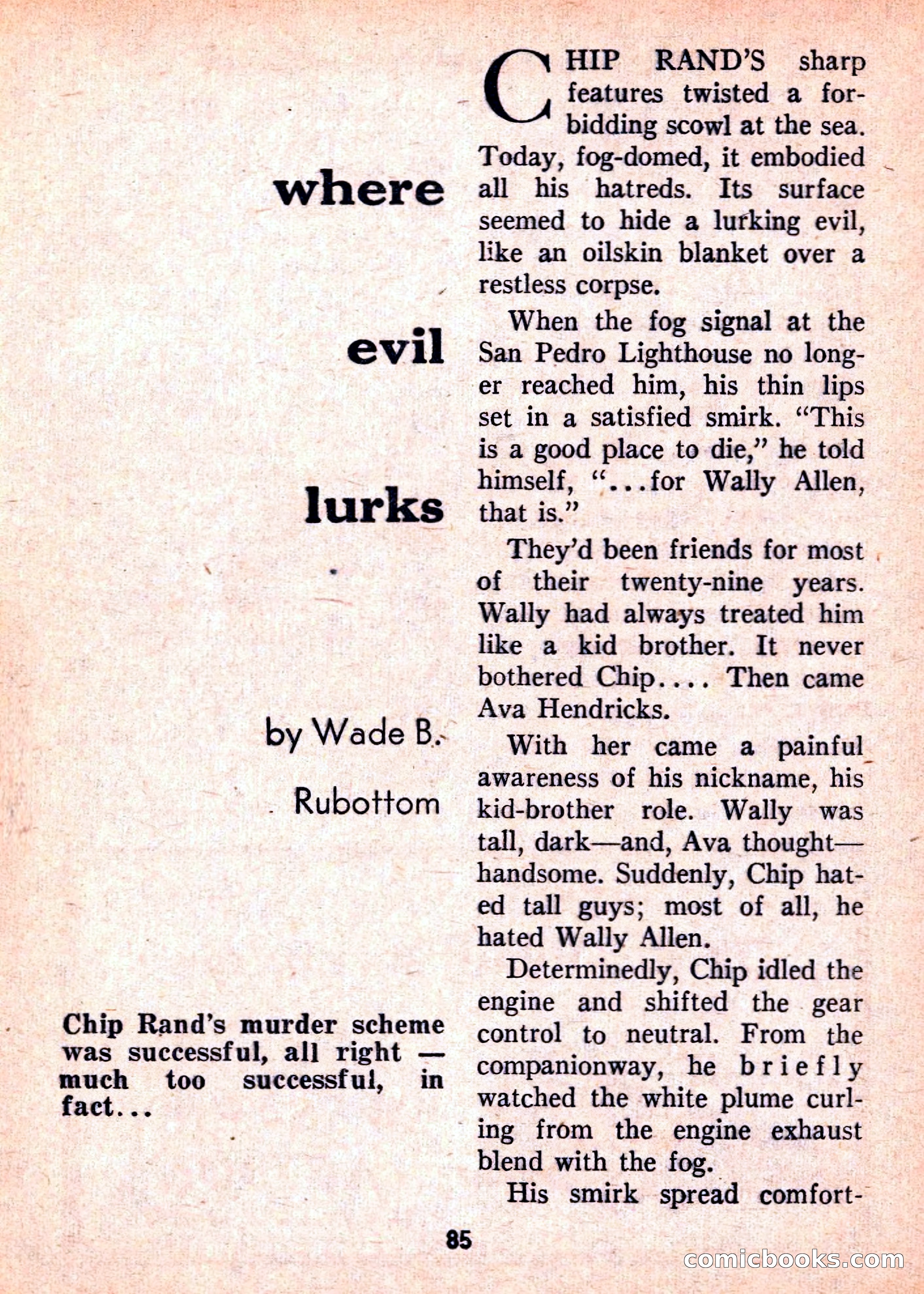 Double Action Detective Magazine, September 1959 — page 85 of 132
