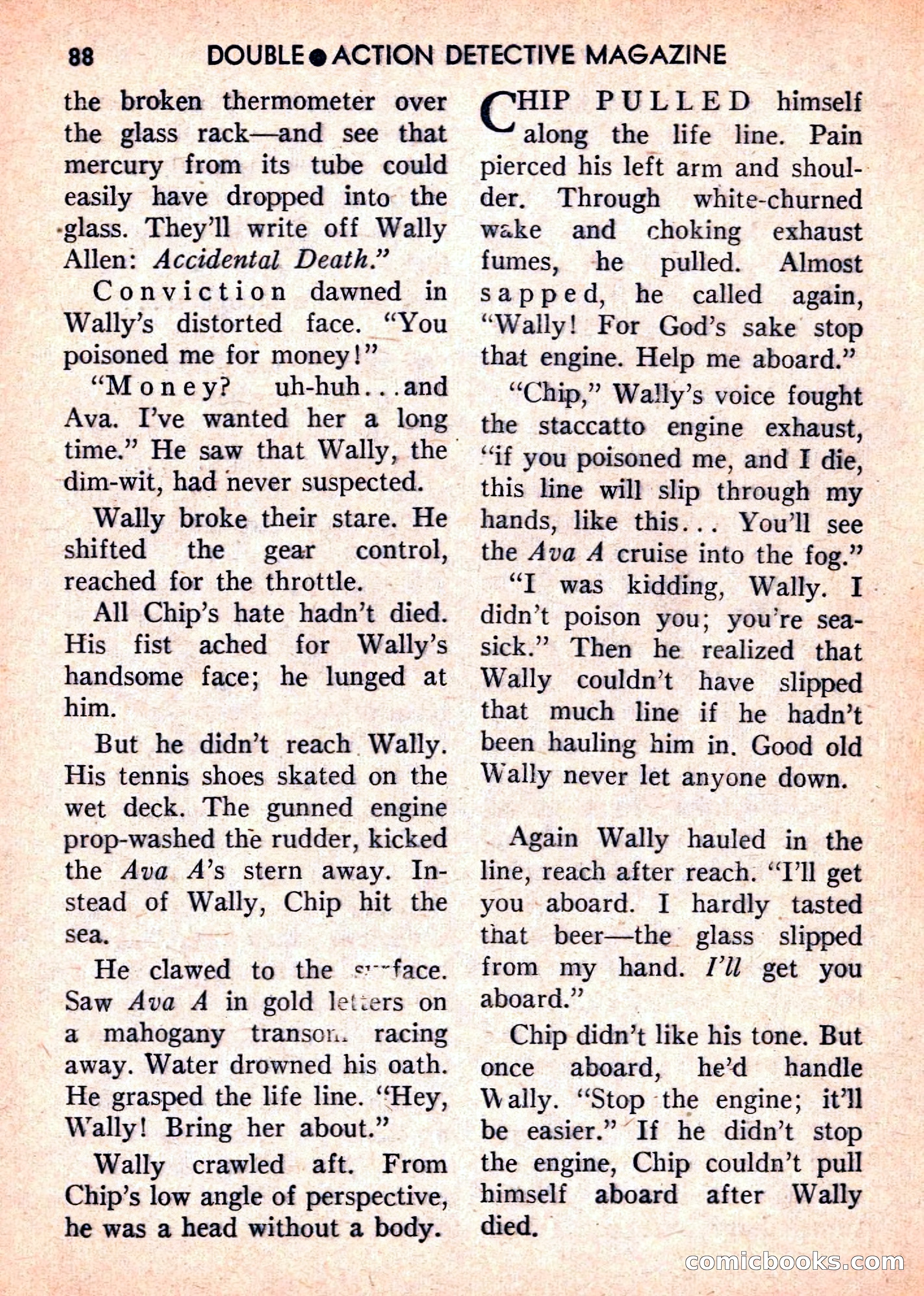 Double Action Detective Magazine, September 1959 — page 88 of 132