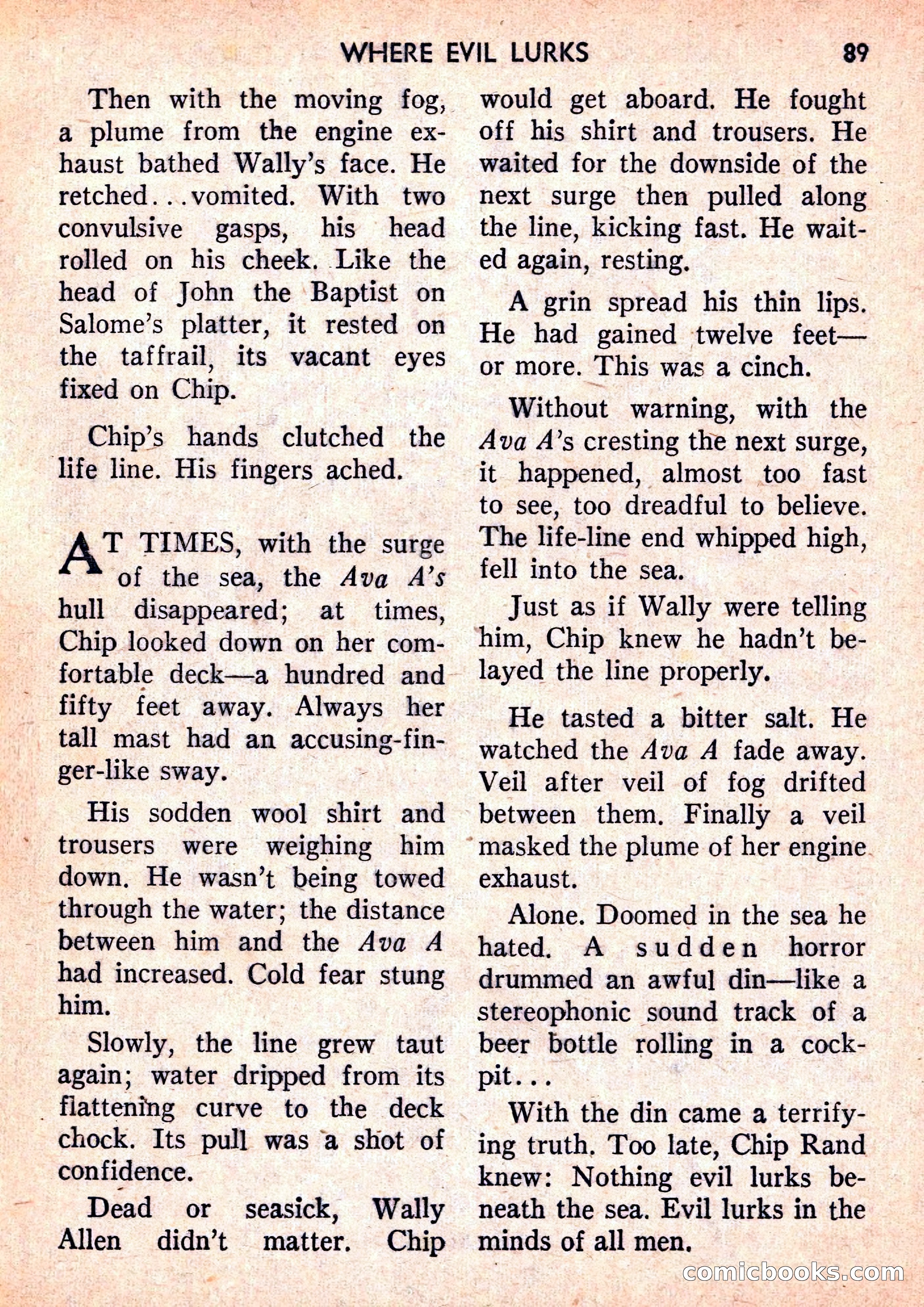 Double Action Detective Magazine, September 1959 — page 89 of 132
