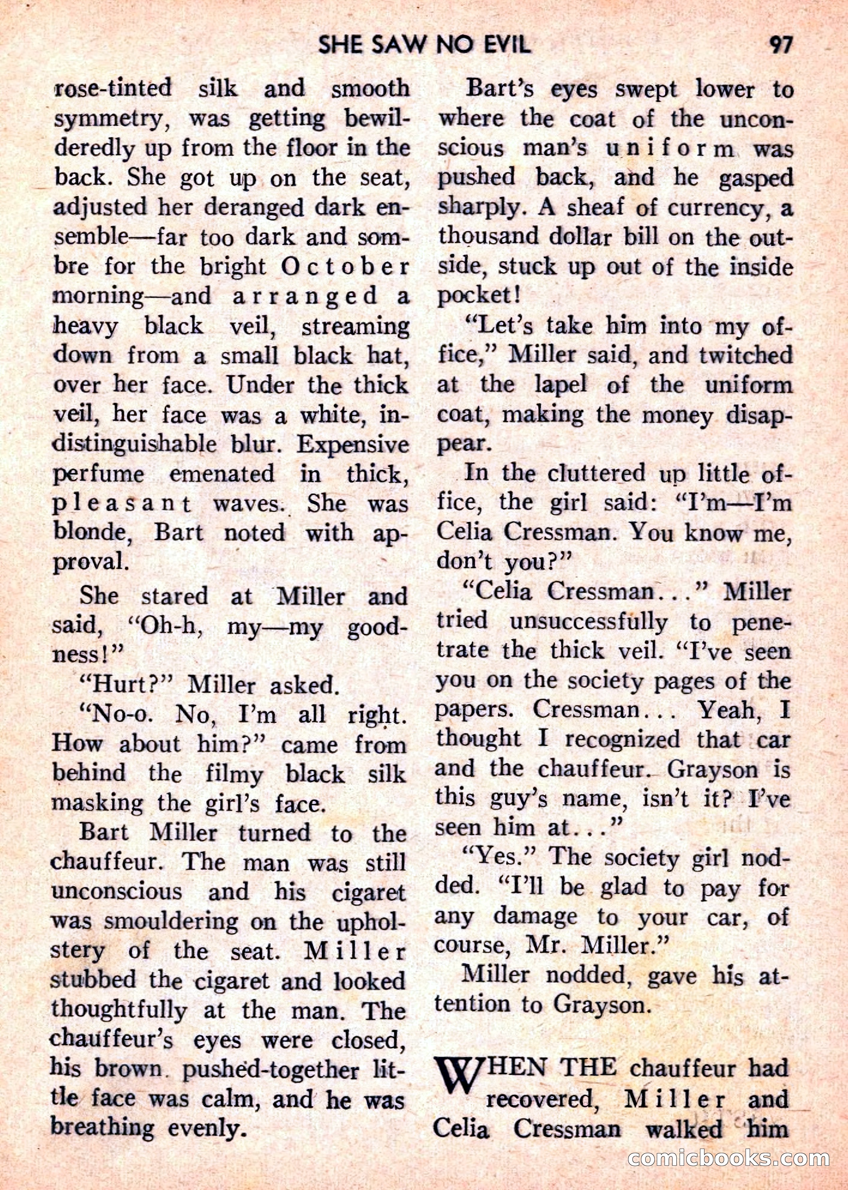 Double Action Detective Magazine, September 1959 — page 97 of 132