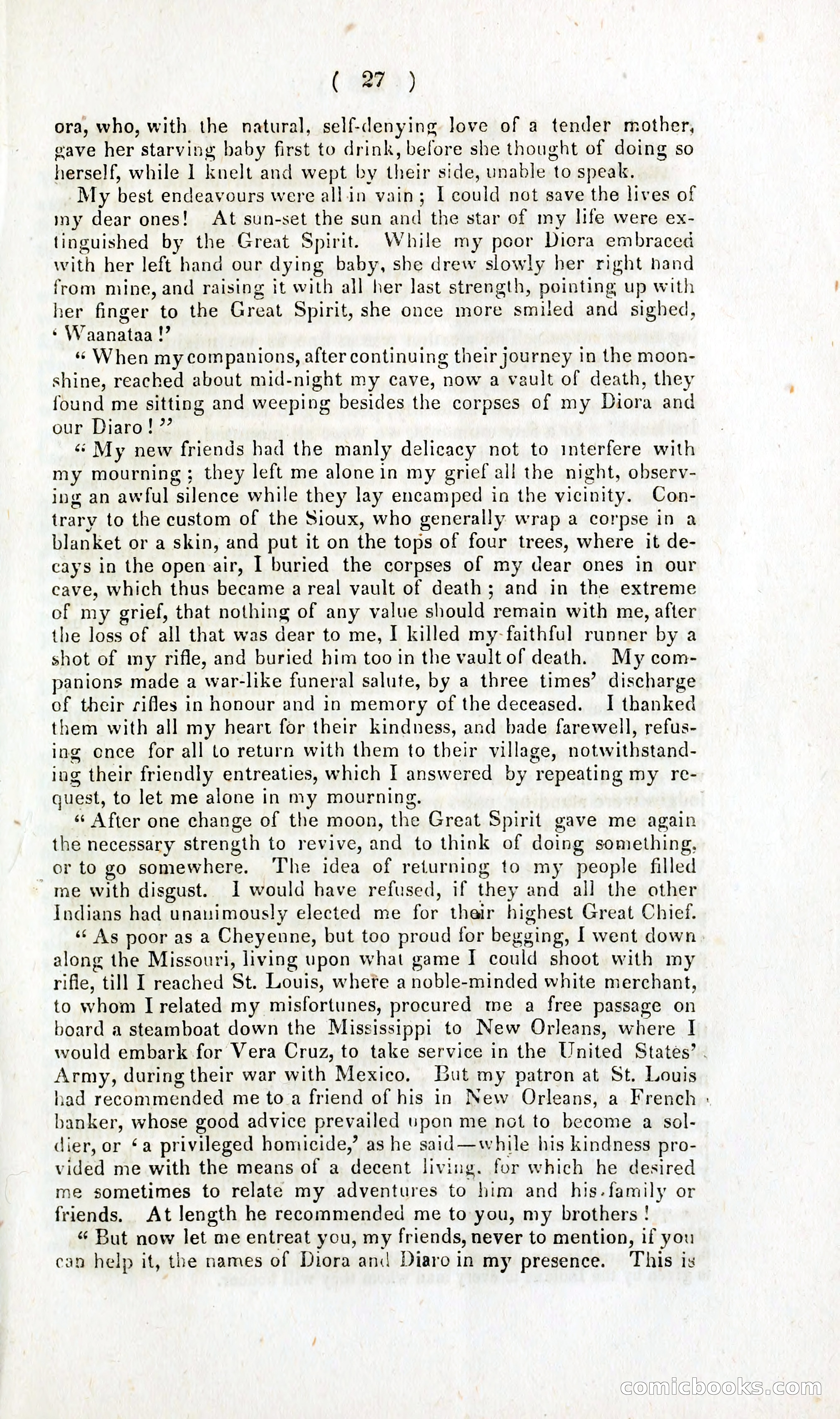 The Dreadful Sufferings and Thrilling Adventures of an Overland Party of Emigrants to California — page 36 of 86