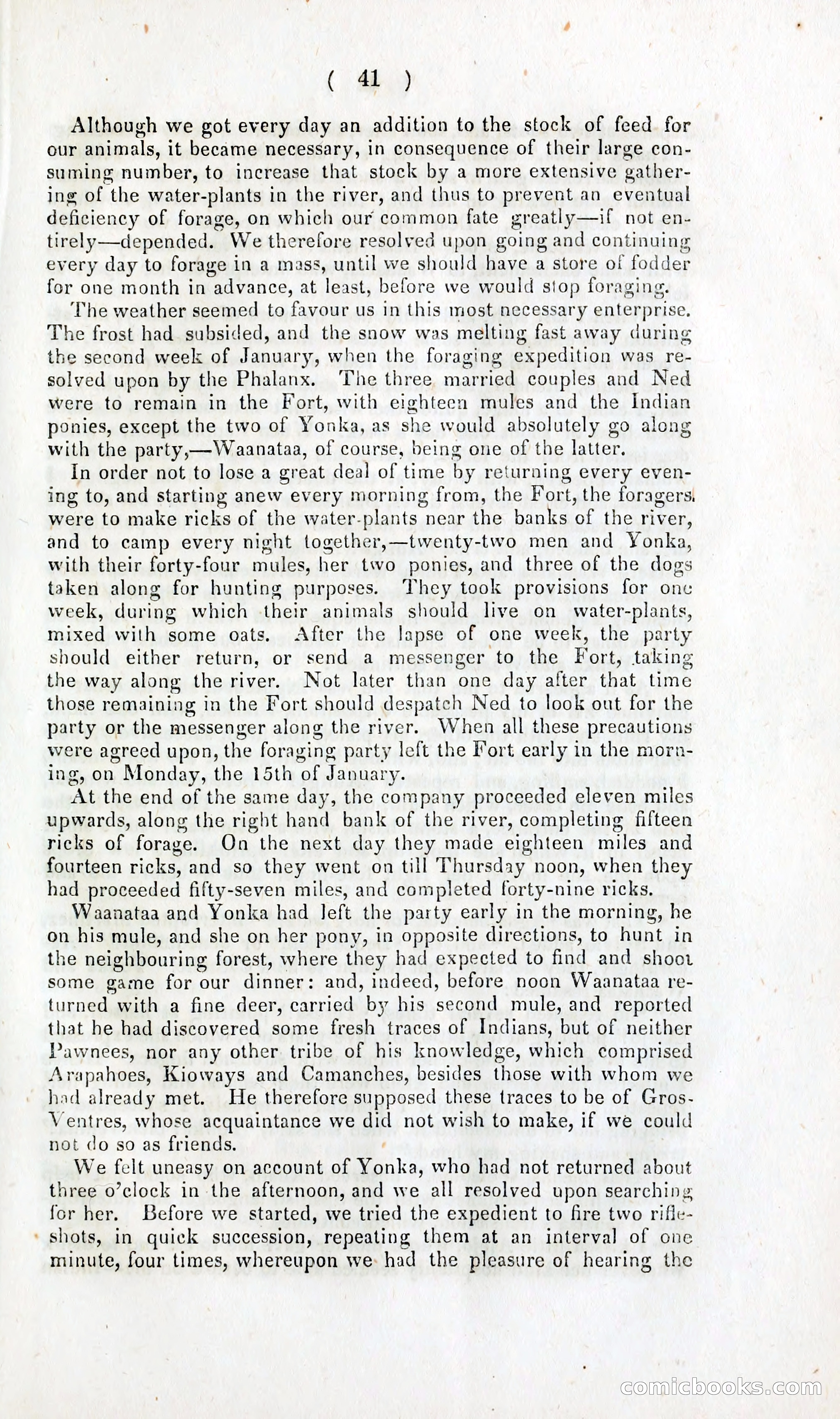 The Dreadful Sufferings and Thrilling Adventures of an Overland Party of Emigrants to California — page 50 of 86