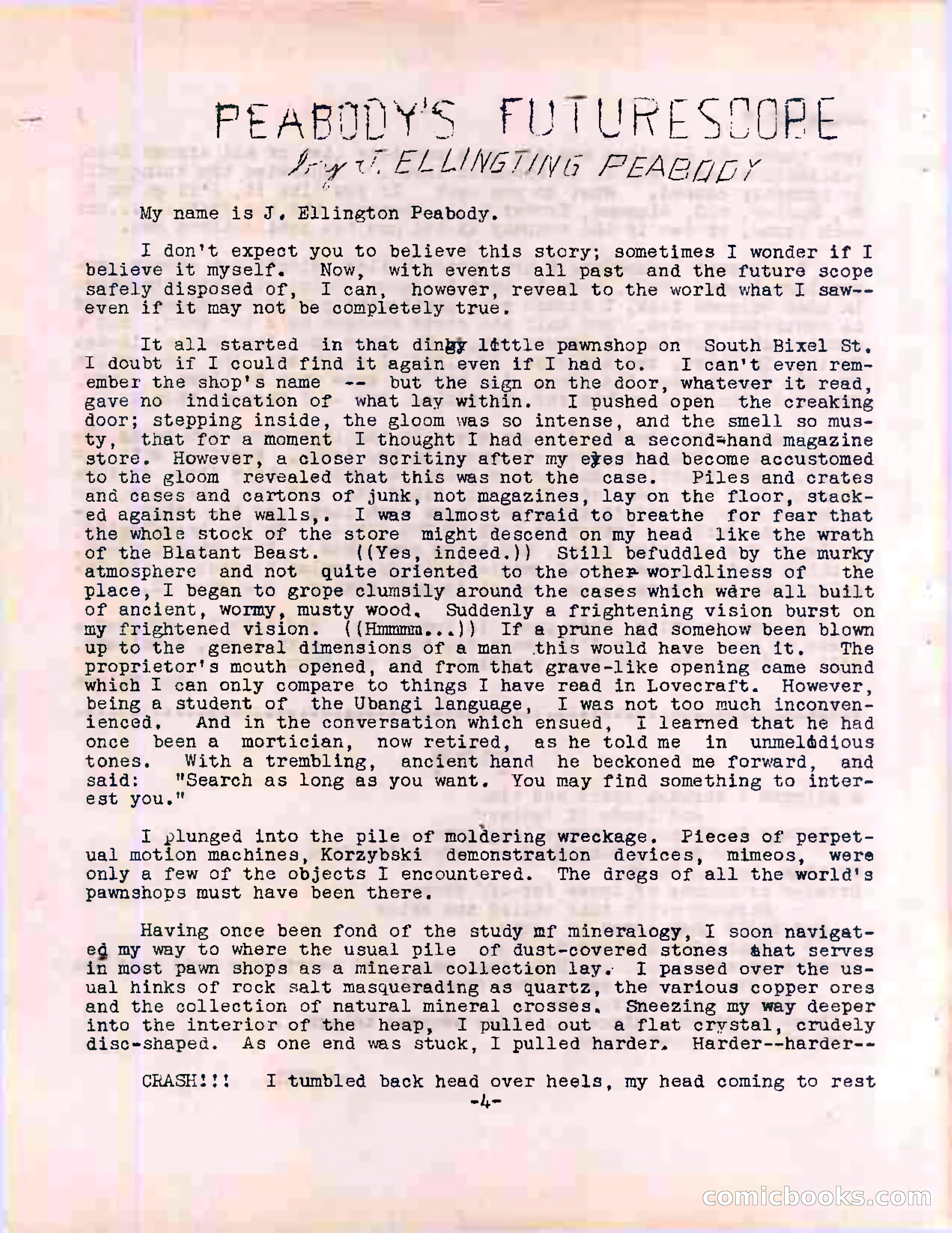 Dream Quest, Vol. 1, No. 2 — page 6 of 44