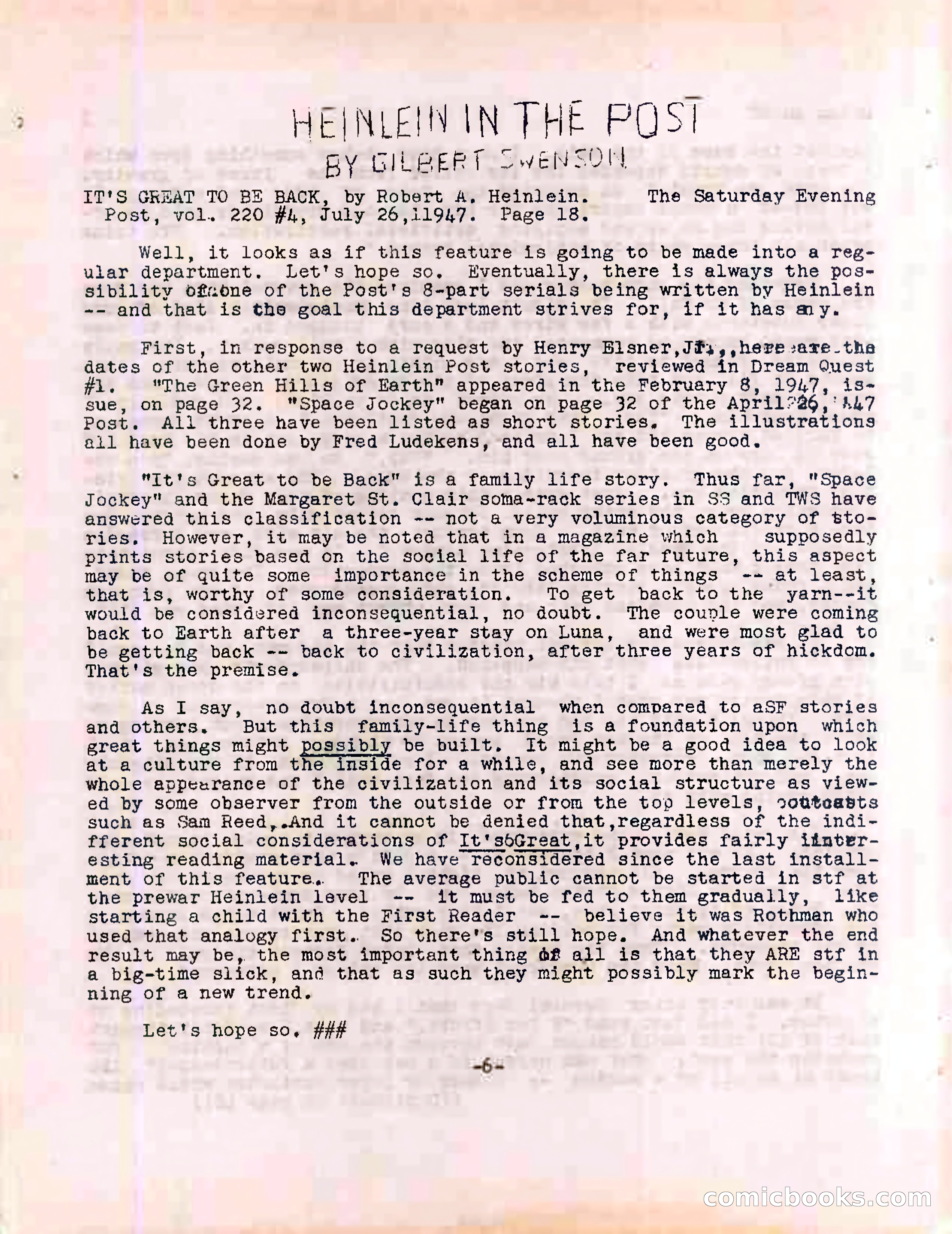 Dream Quest, Vol. 1, No. 2 — page 8 of 44