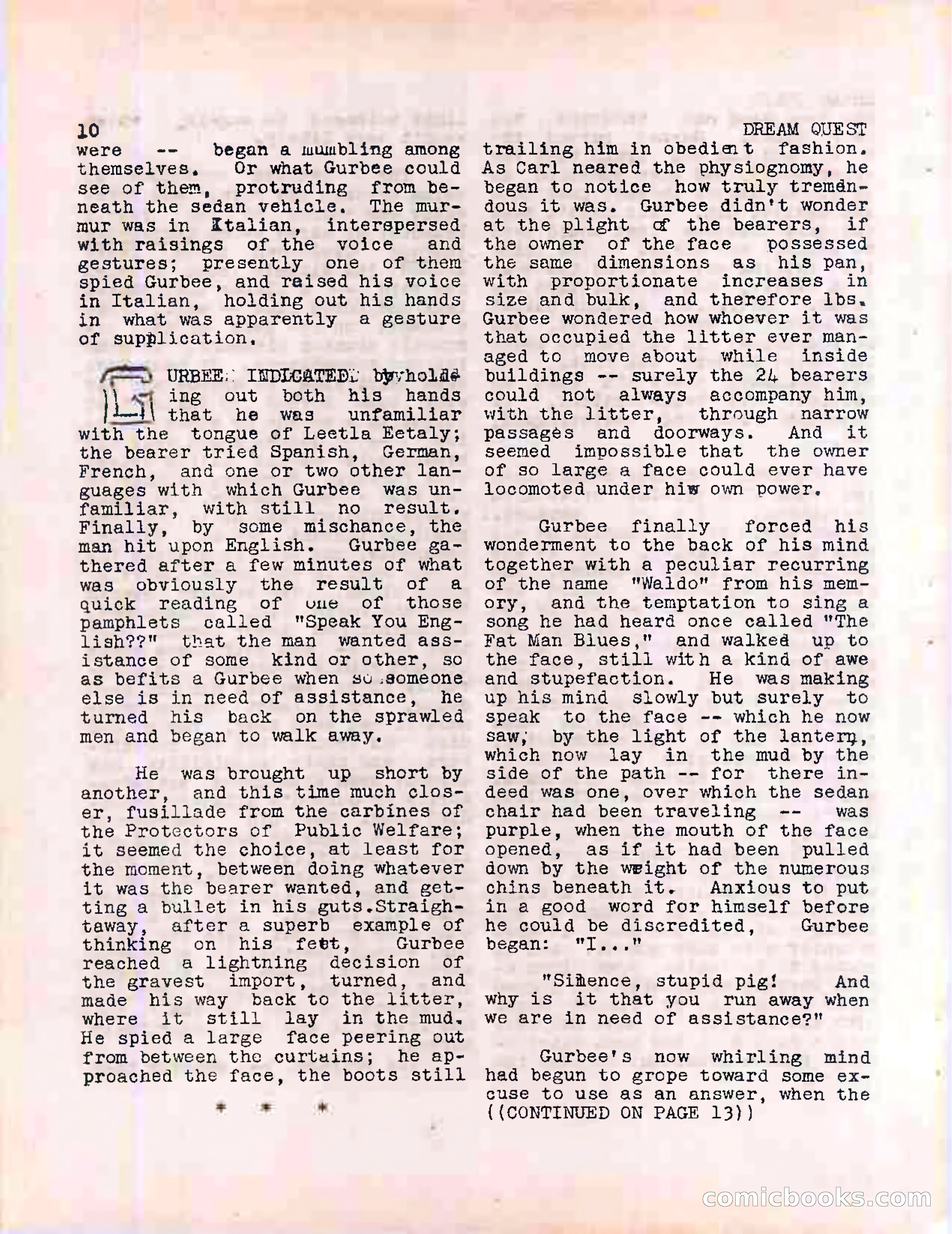 Dream Quest, Vol. 1, No. 2 — page 12 of 44