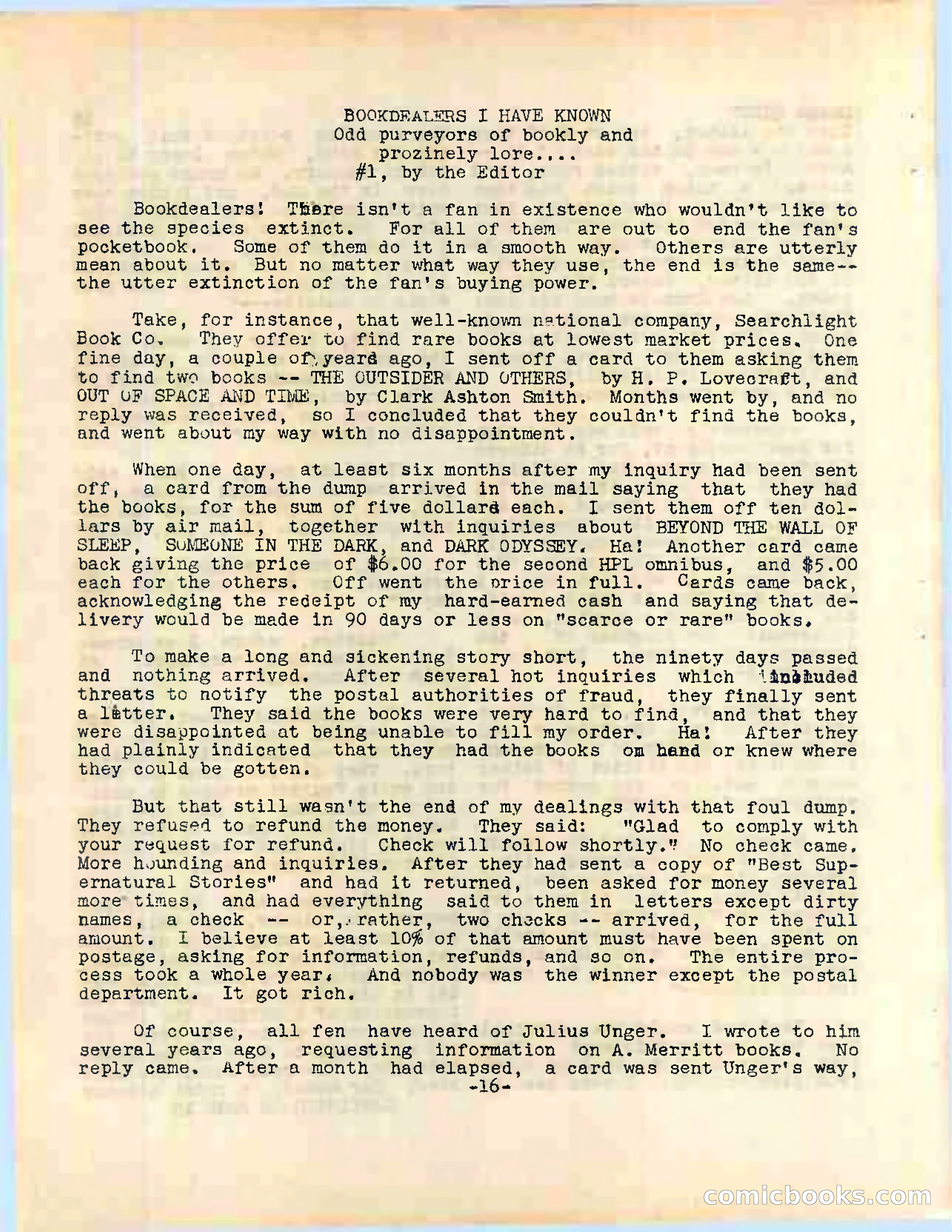 Dream Quest, Vol. 1, No. 2 — page 18 of 44