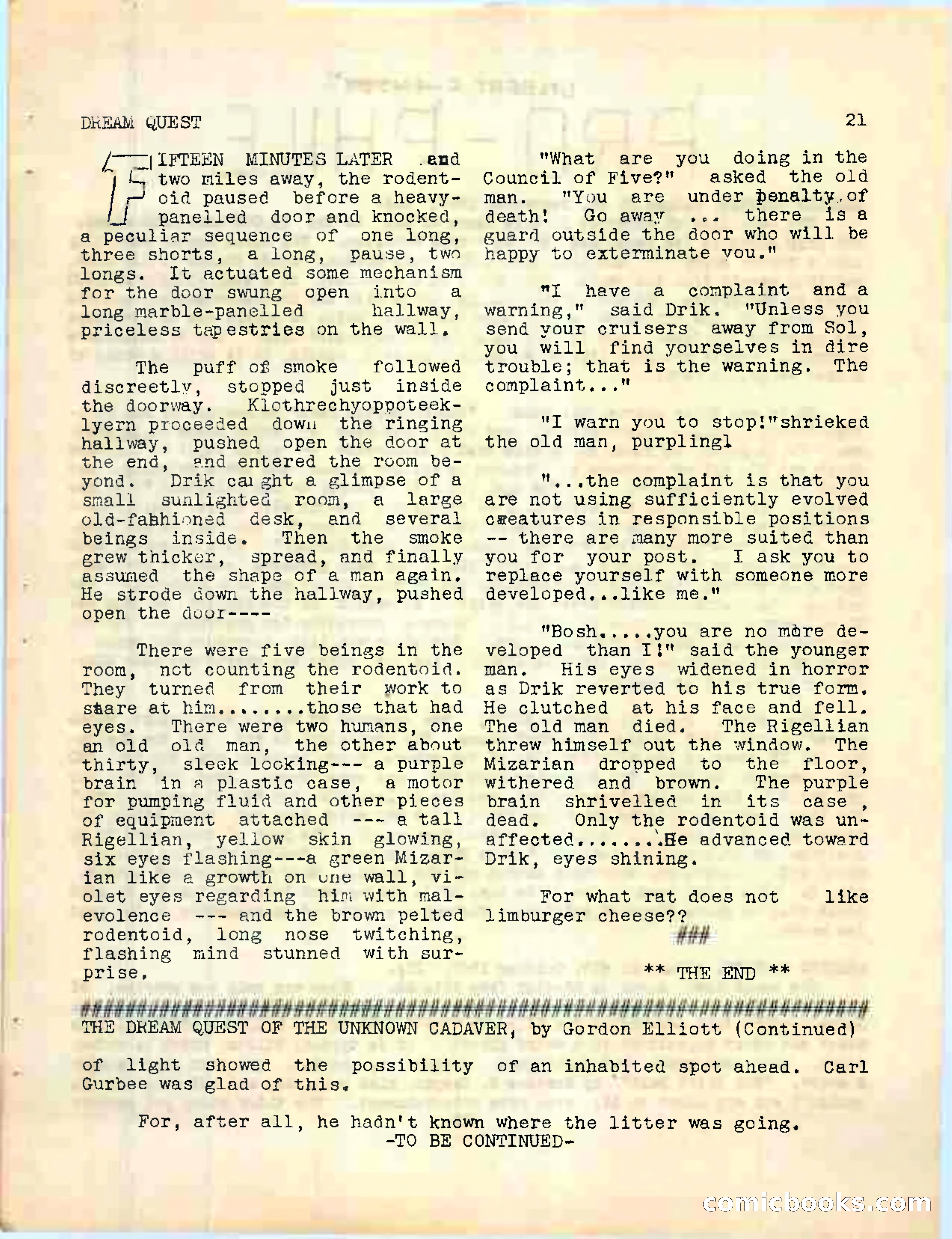 Dream Quest, Vol. 1, No. 2 — page 23 of 44