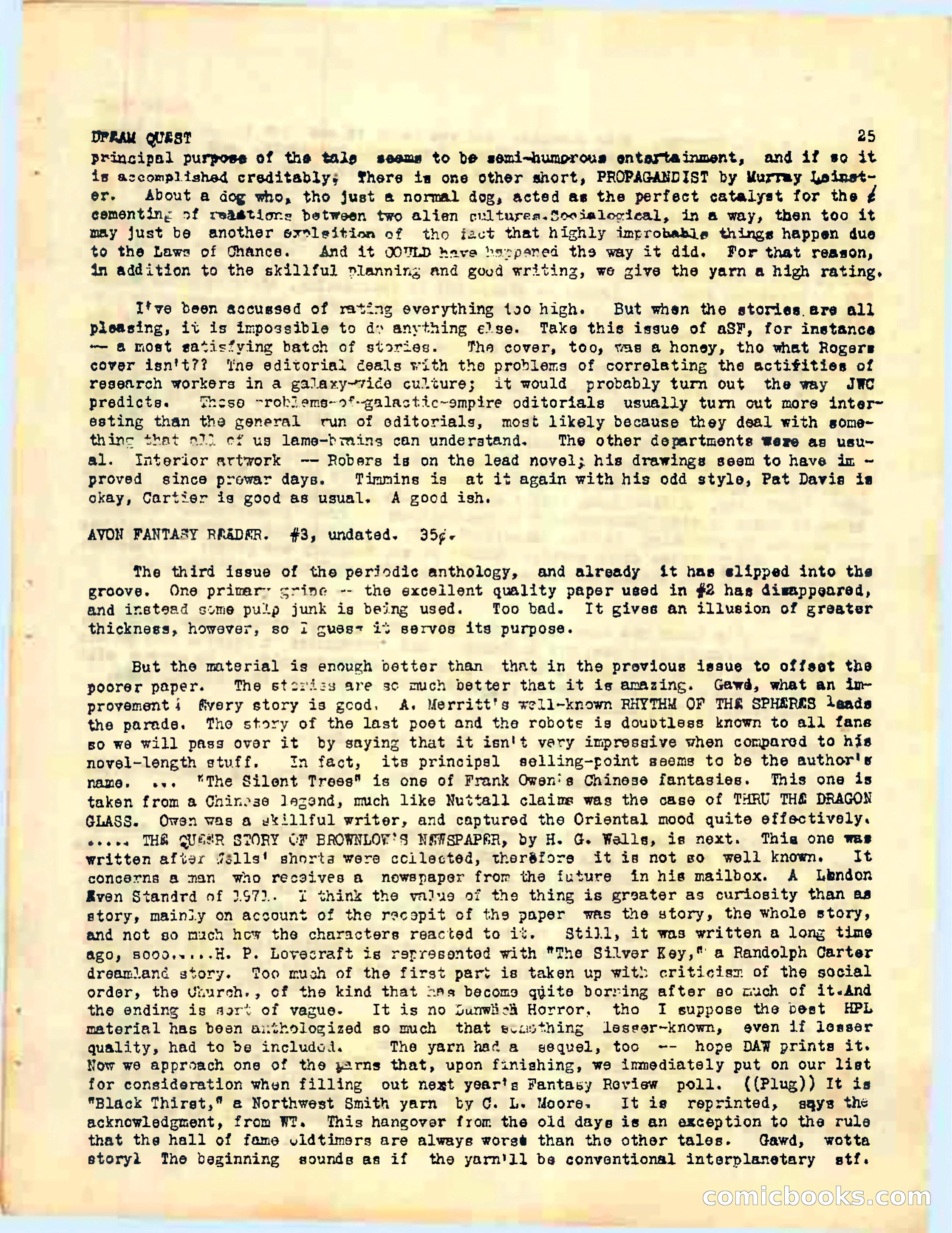 Dream Quest, Vol. 1, No. 2 — page 27 of 44