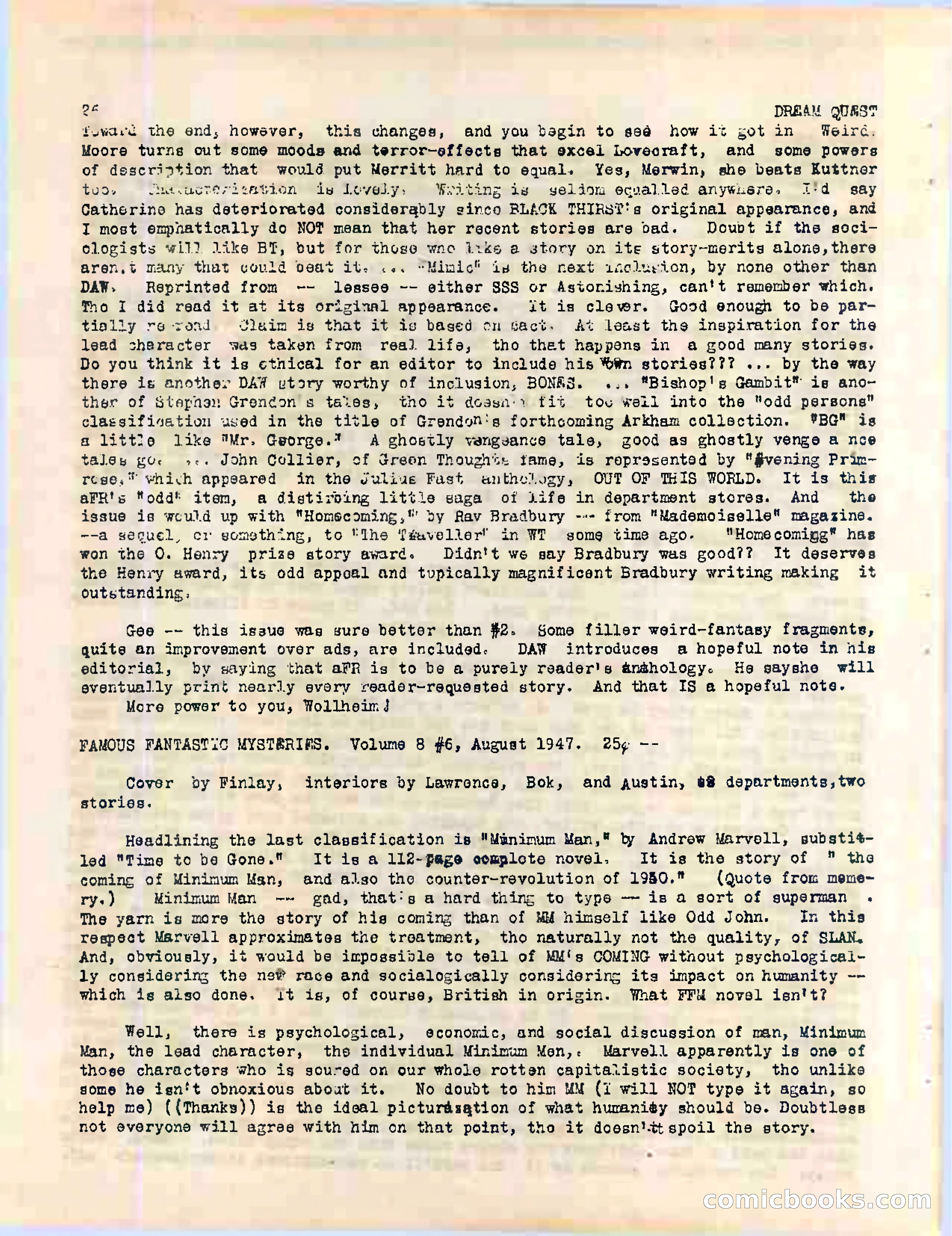 Dream Quest, Vol. 1, No. 2 — page 28 of 44