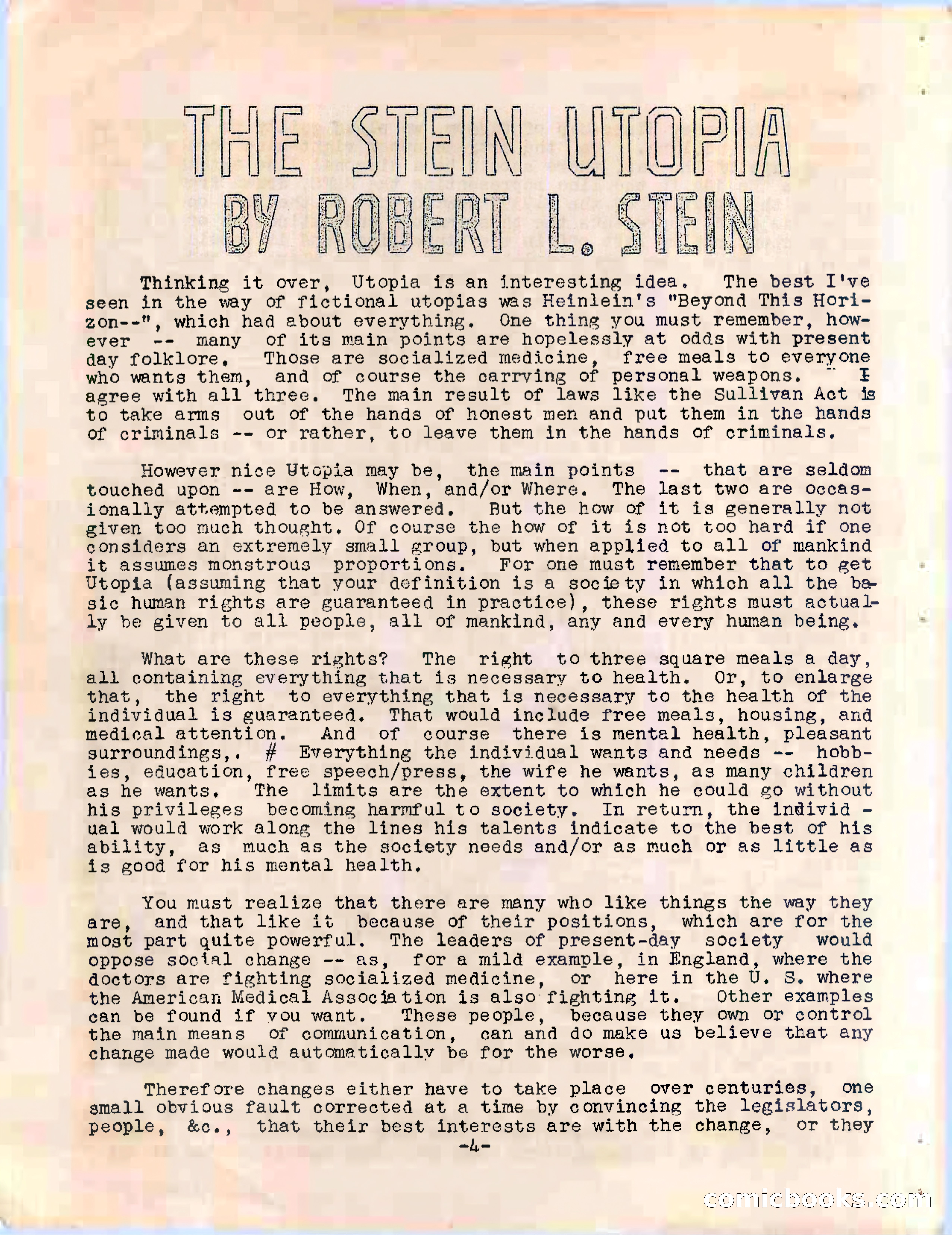 Dream Quest, Vol. 1, No. 5 — page 6 of 44