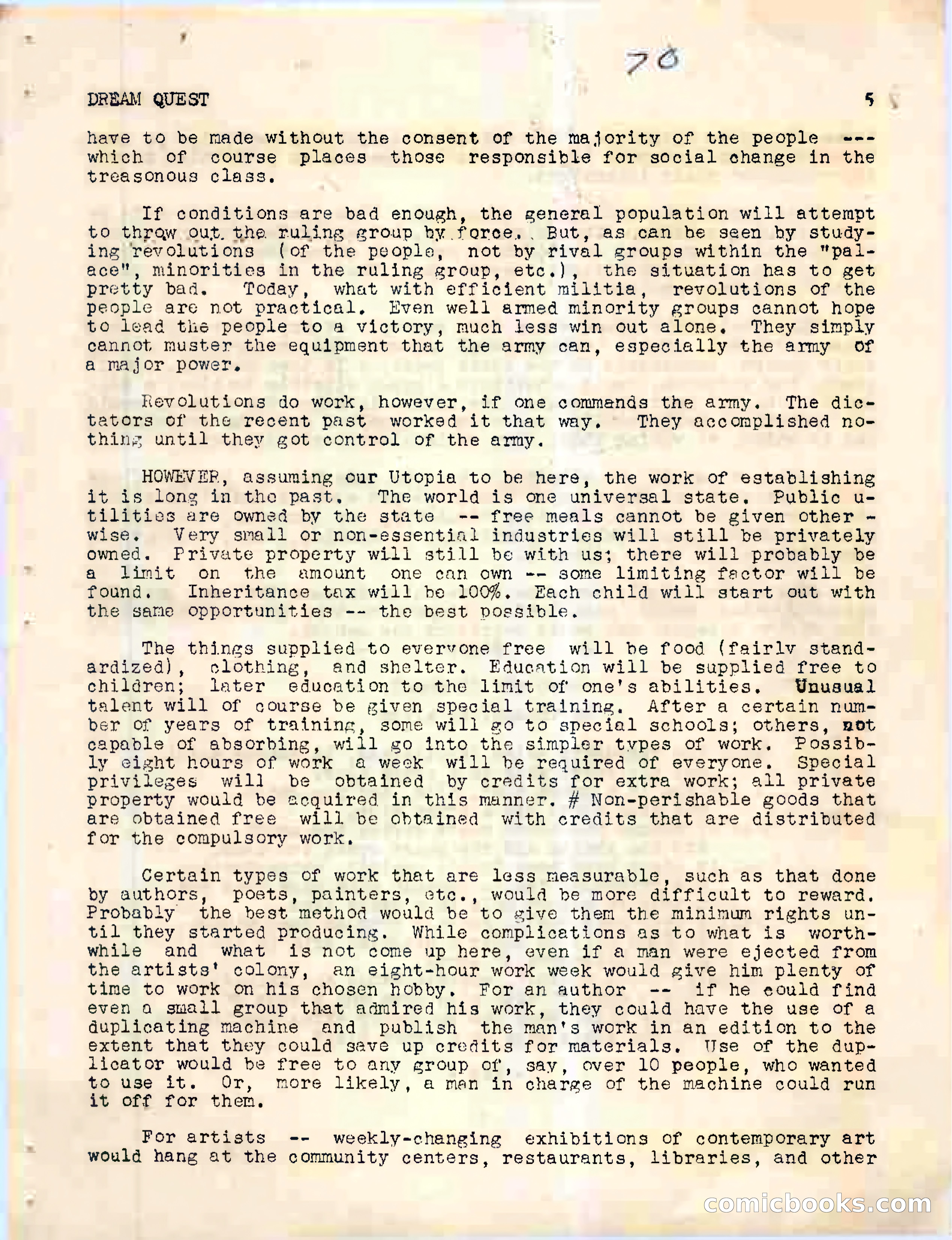 Dream Quest, Vol. 1, No. 5 — page 7 of 44