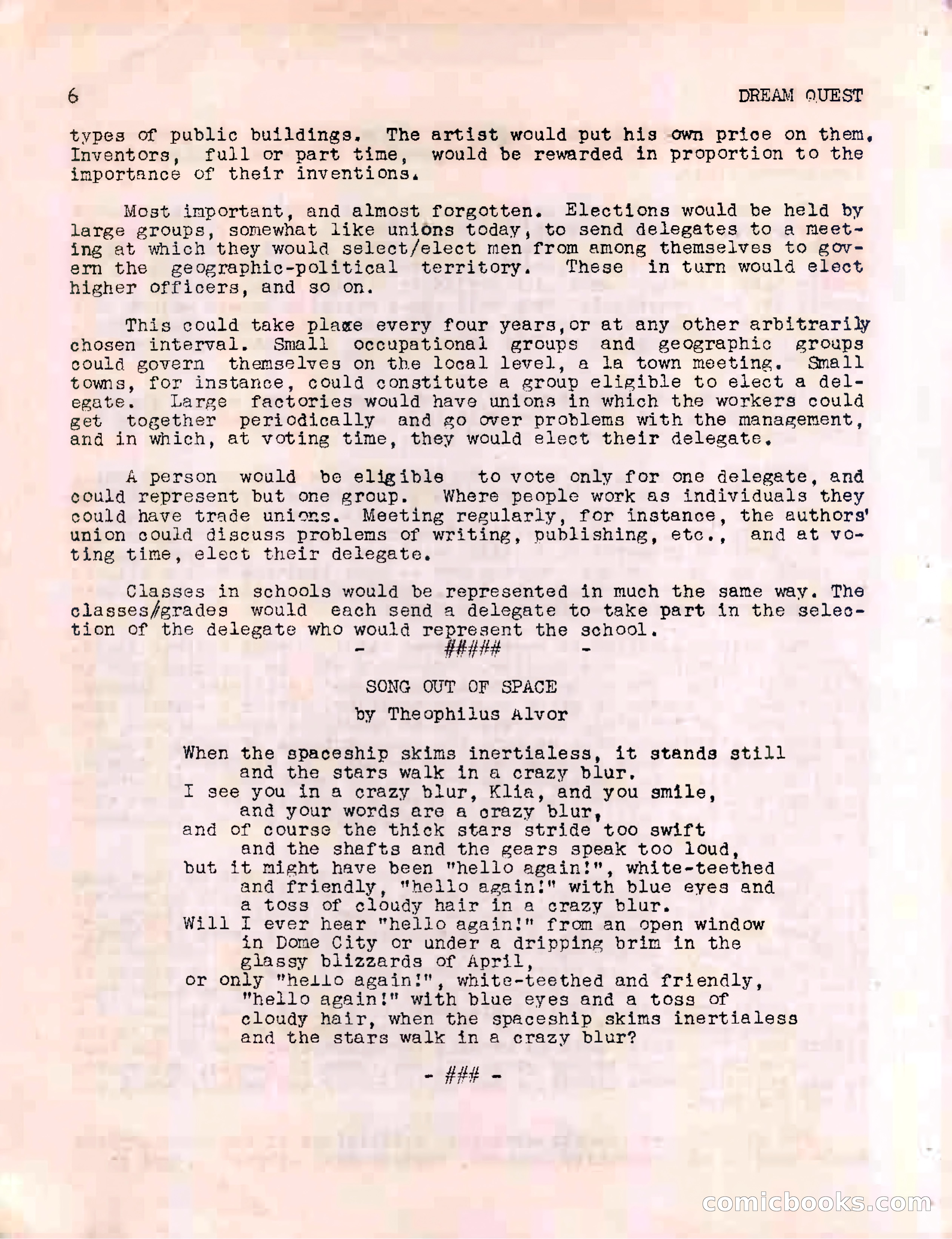 Dream Quest, Vol. 1, No. 5 — page 8 of 44