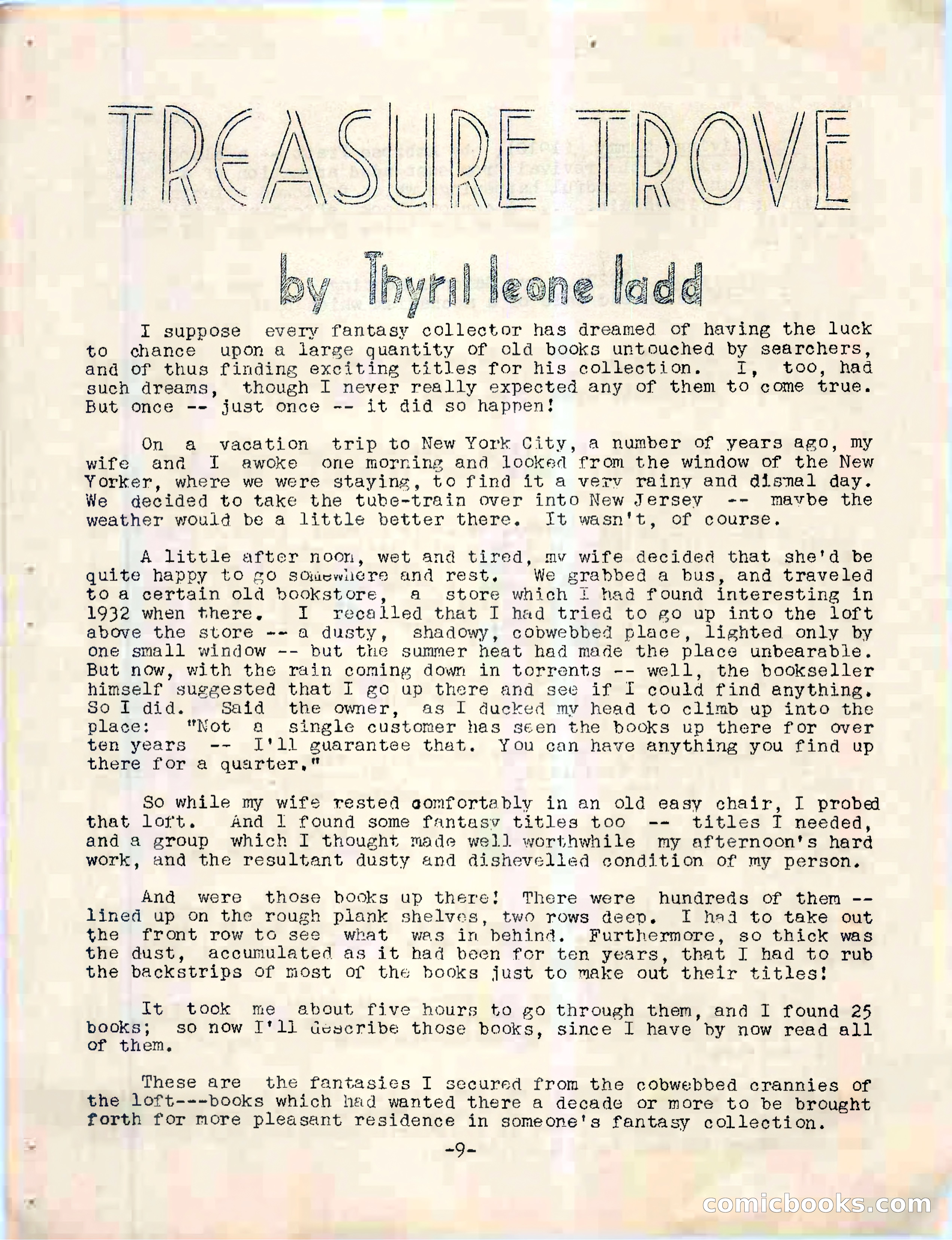 Dream Quest, Vol. 1, No. 5 — page 15 of 44