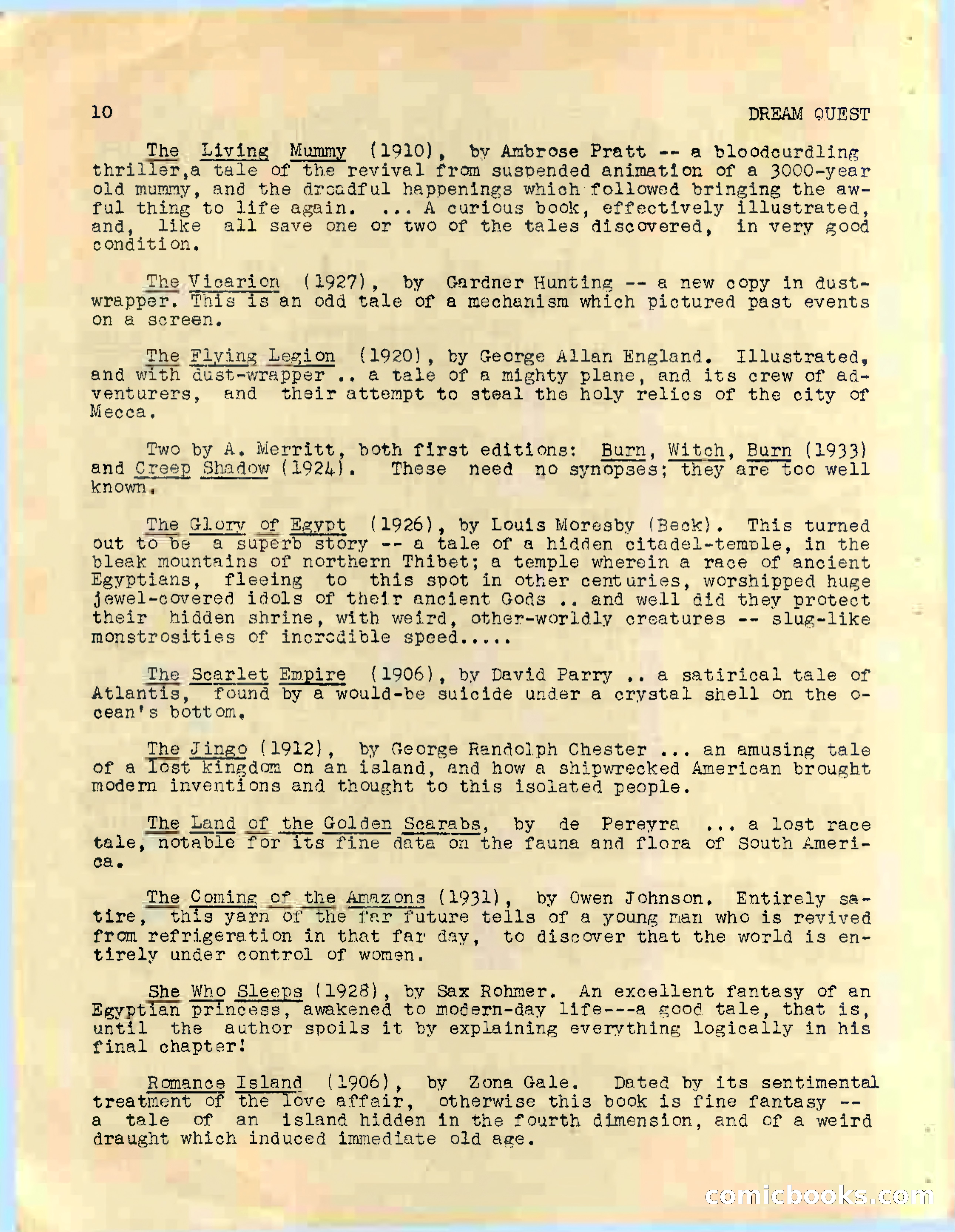 Dream Quest, Vol. 1, No. 5 — page 16 of 44
