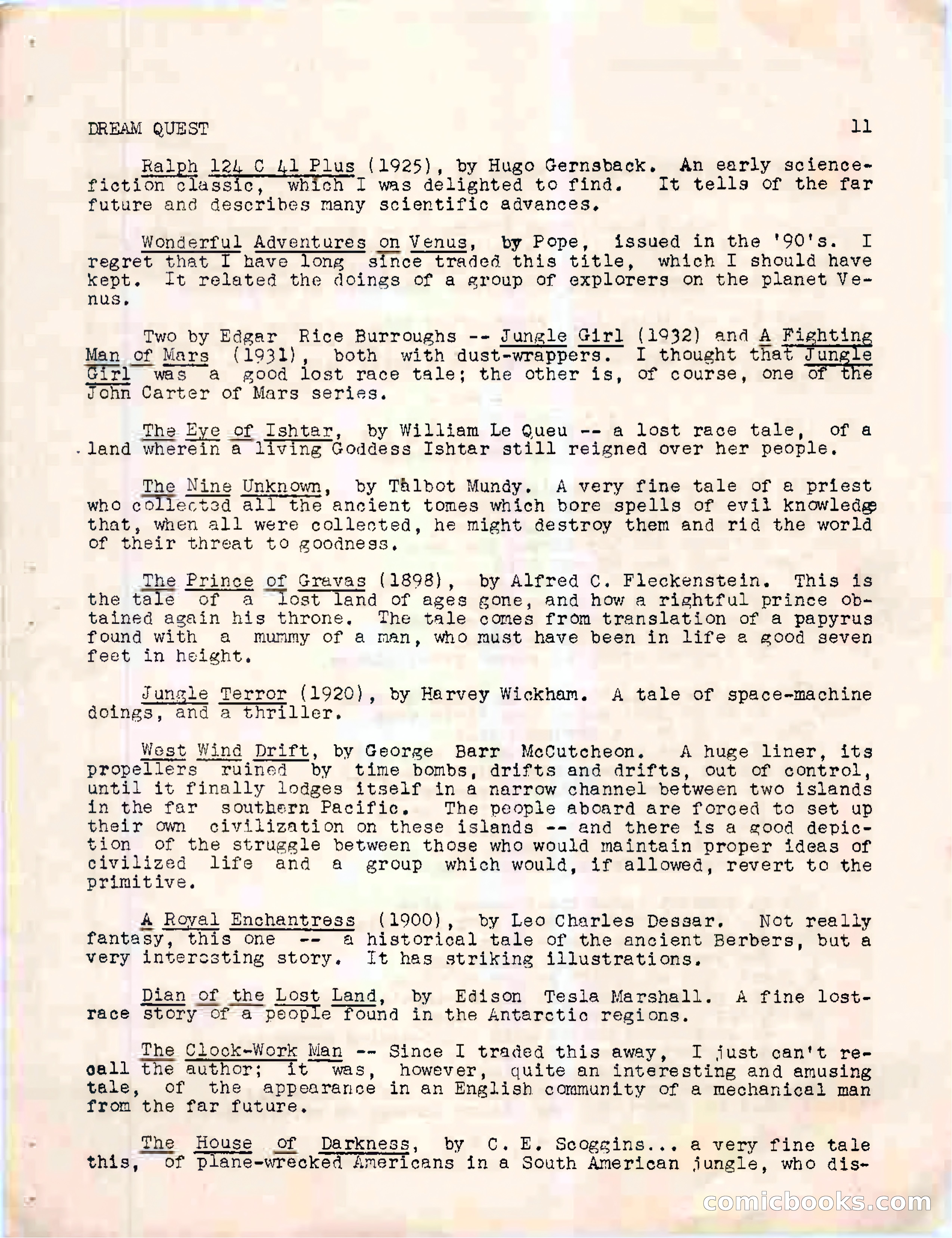 Dream Quest, Vol. 1, No. 5 — page 17 of 44