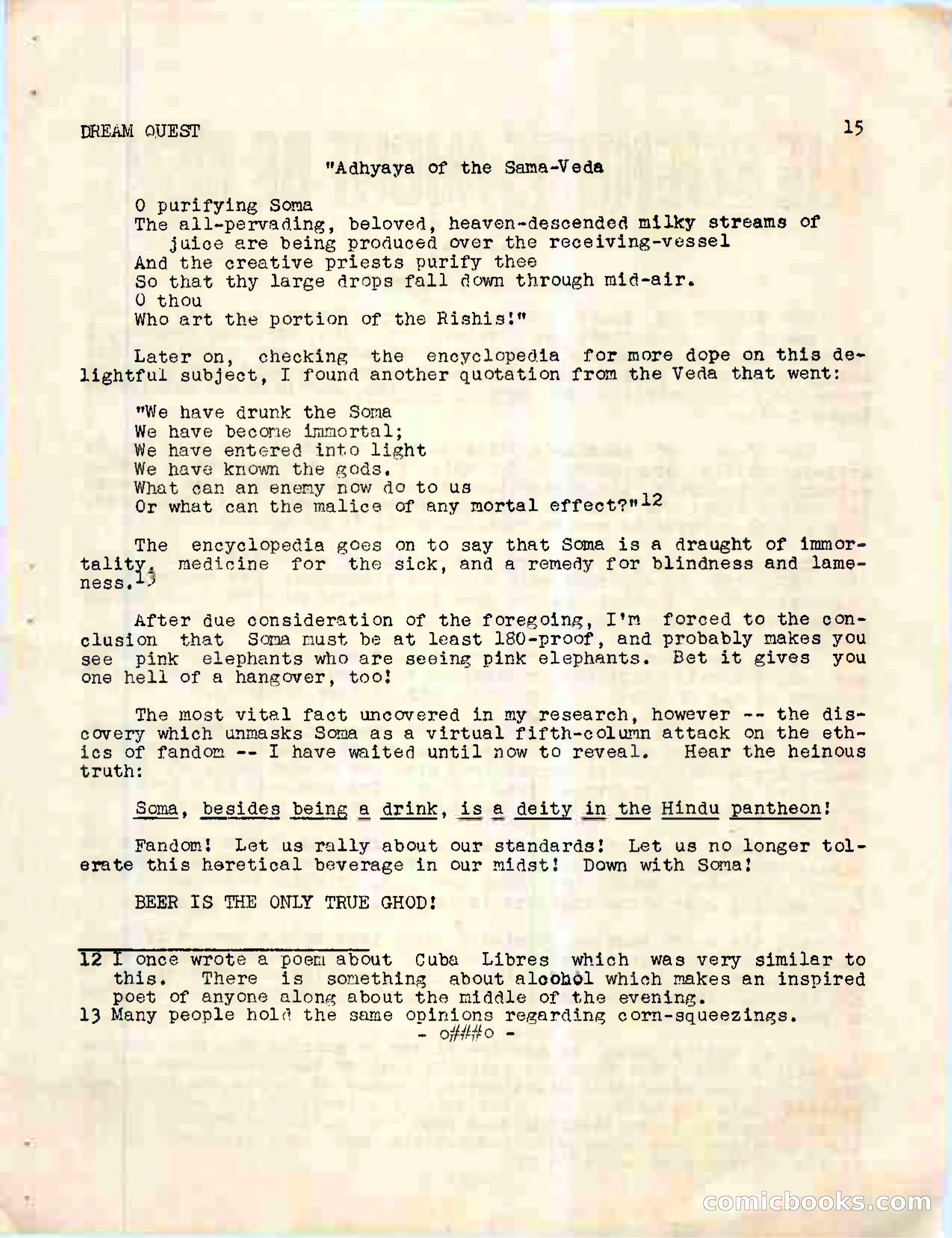 Dream Quest, Vol. 1, No. 5 — page 22 of 44