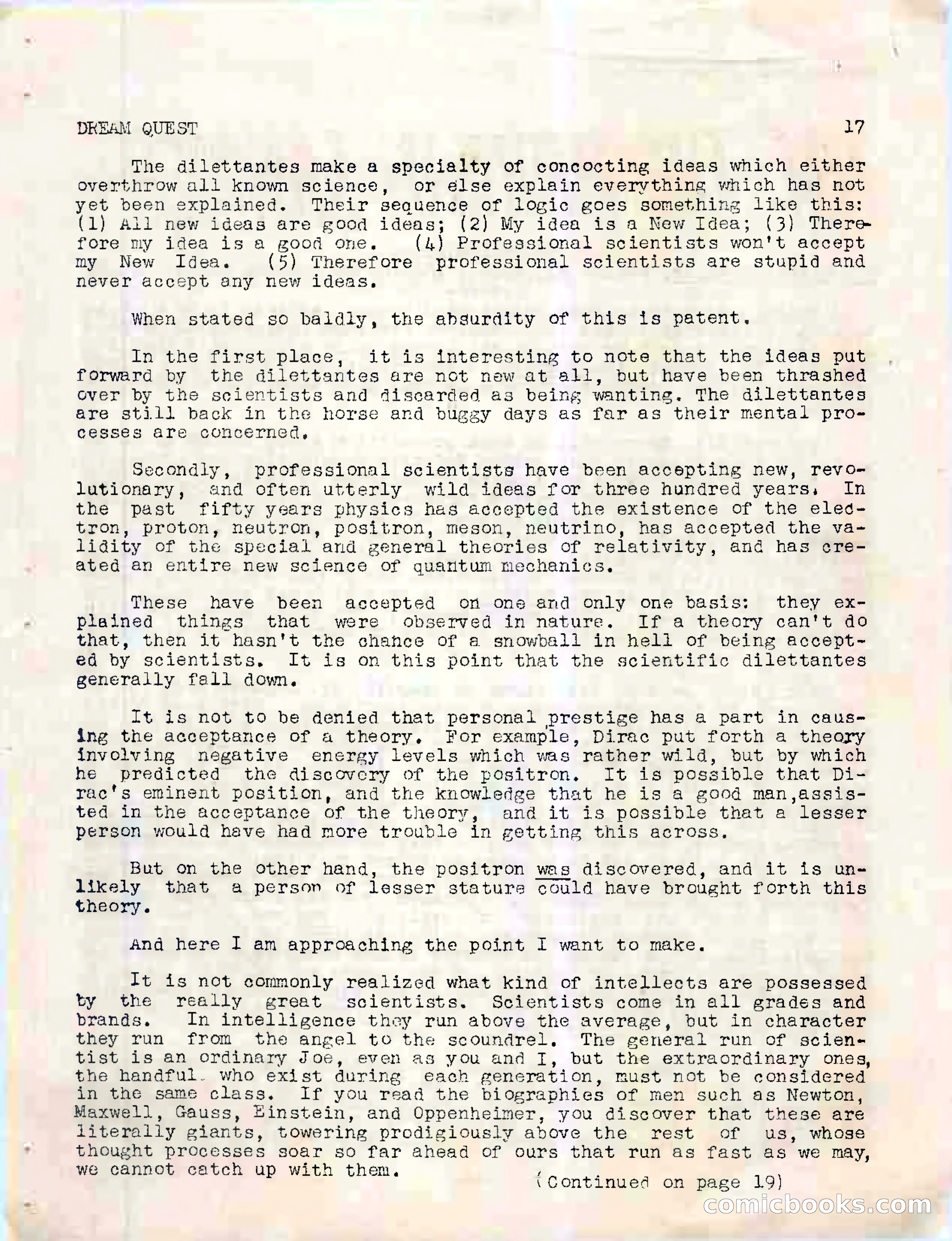 Dream Quest, Vol. 1, No. 5 — page 24 of 44
