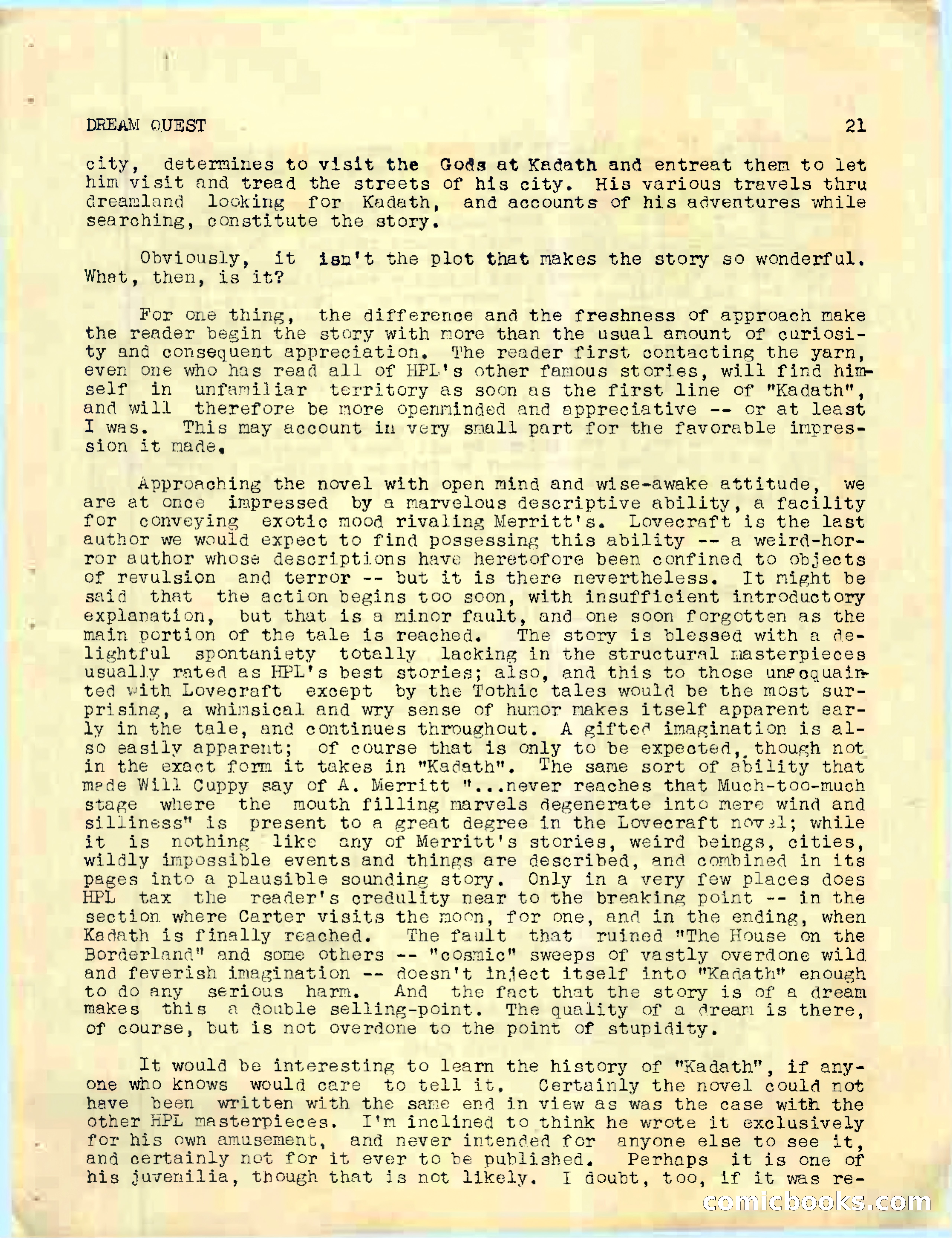 Dream Quest, Vol. 1, No. 5 — page 28 of 44