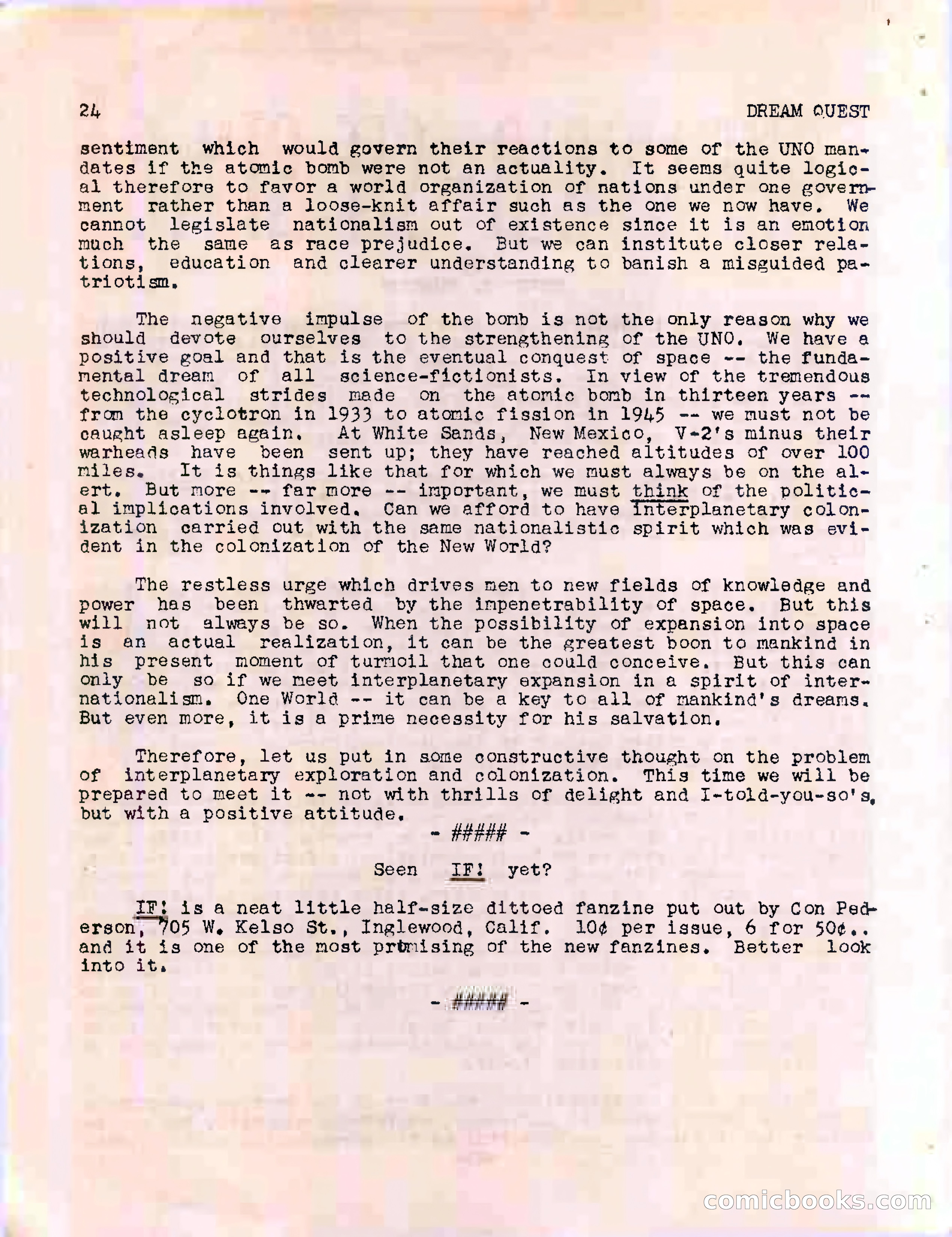 Dream Quest, Vol. 1, No. 5 — page 31 of 44