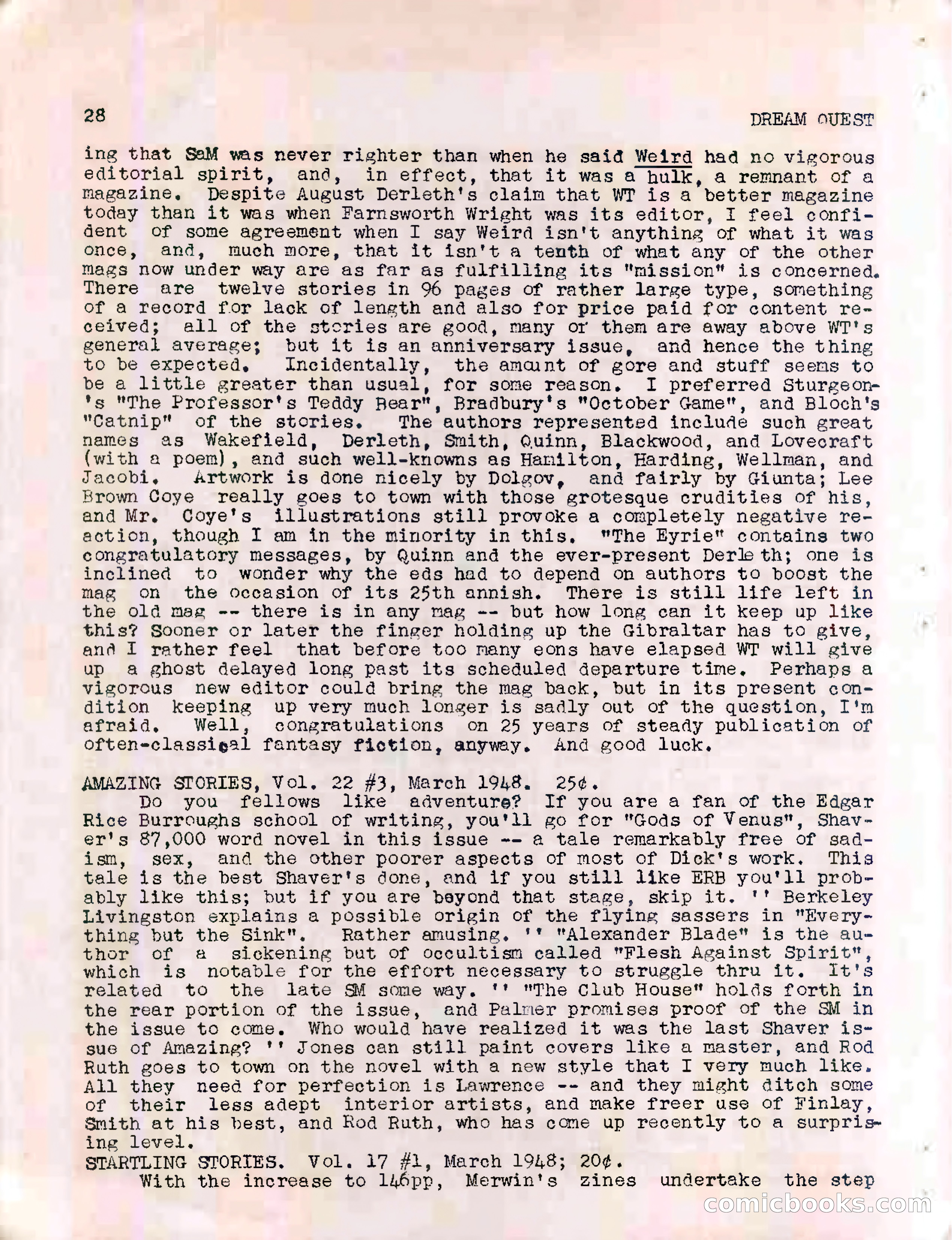 Dream Quest, Vol. 1, No. 5 — page 35 of 44