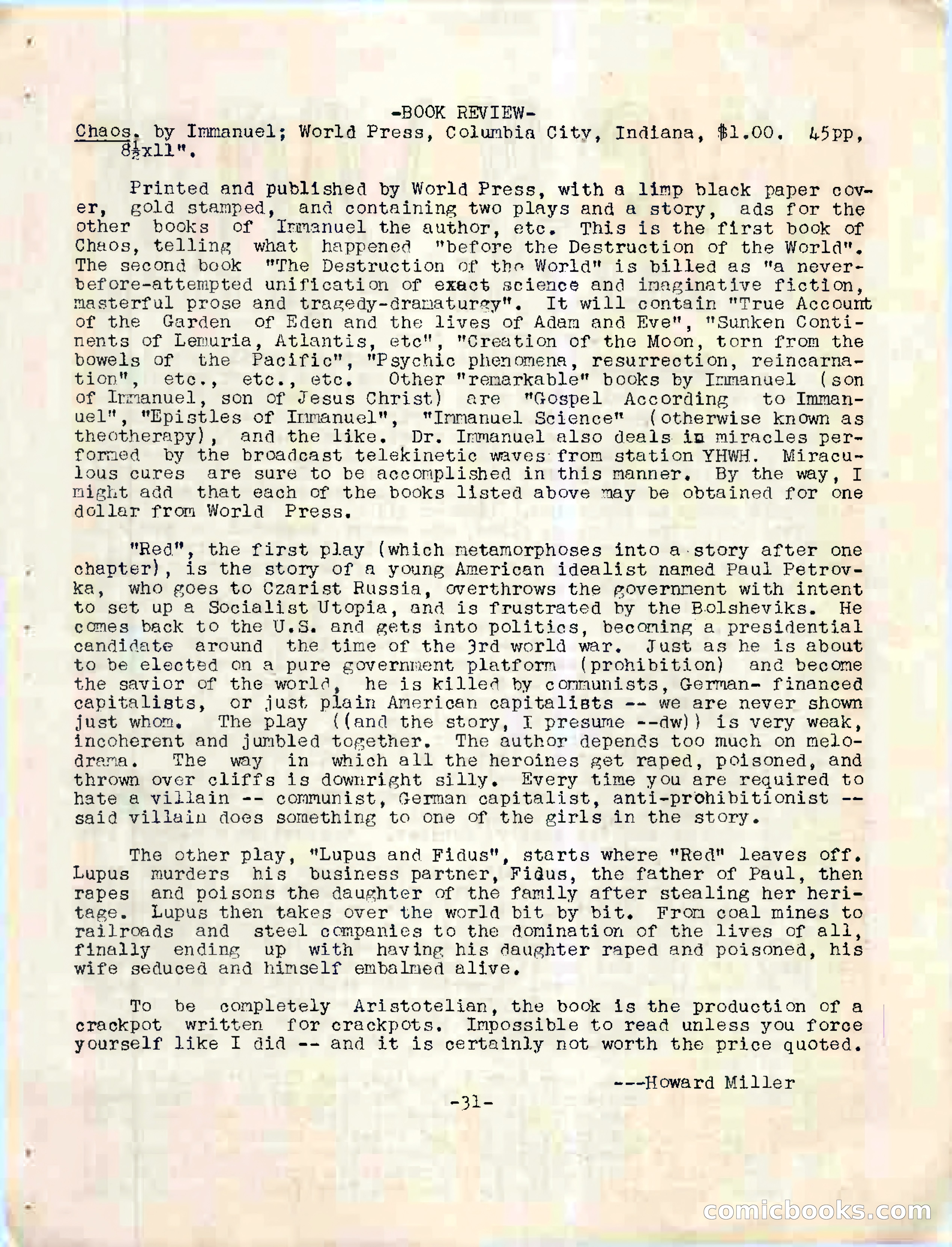 Dream Quest, Vol. 1, No. 5 — page 39 of 44