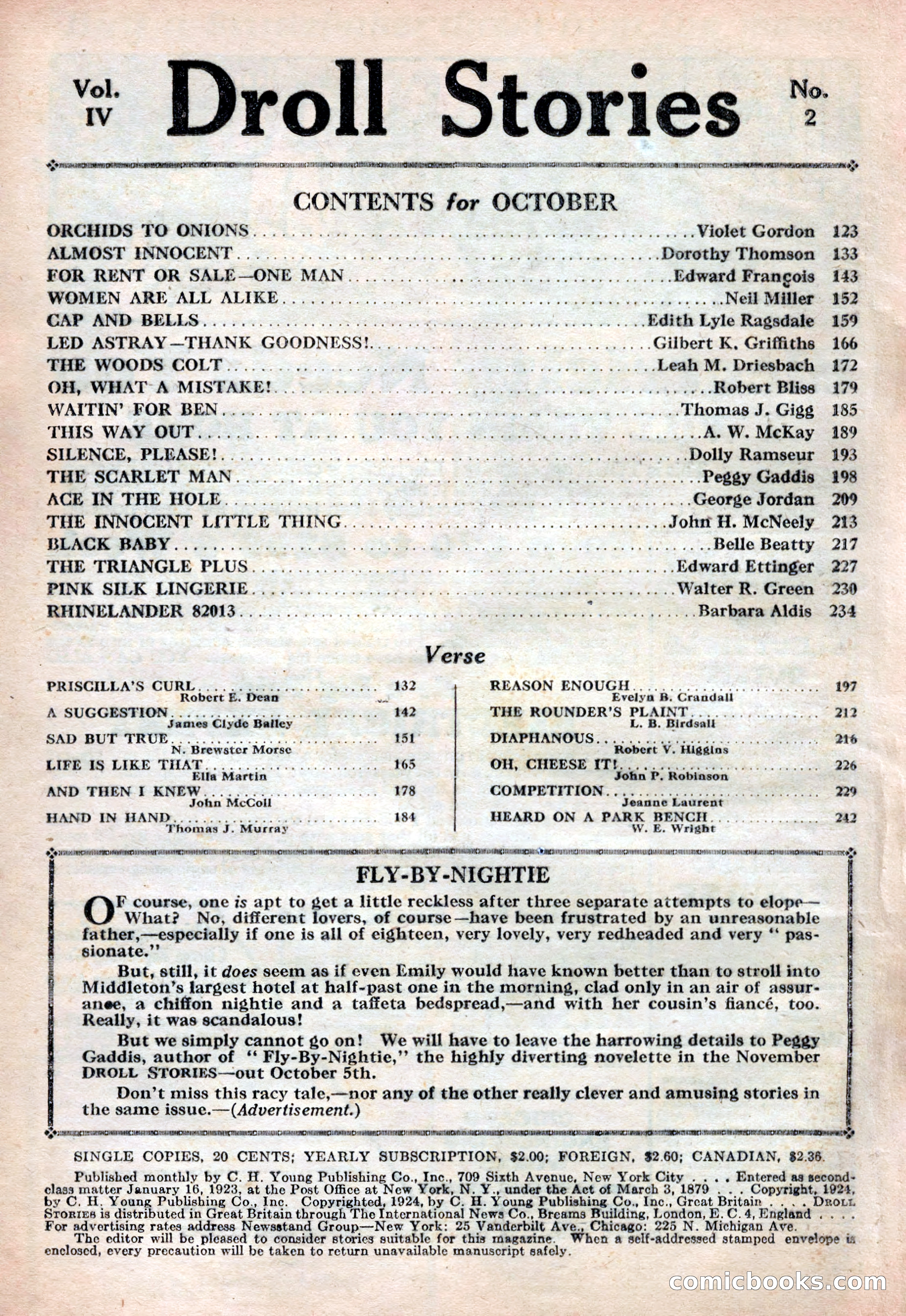 Droll Stories, October 1924 — page 4 of 144