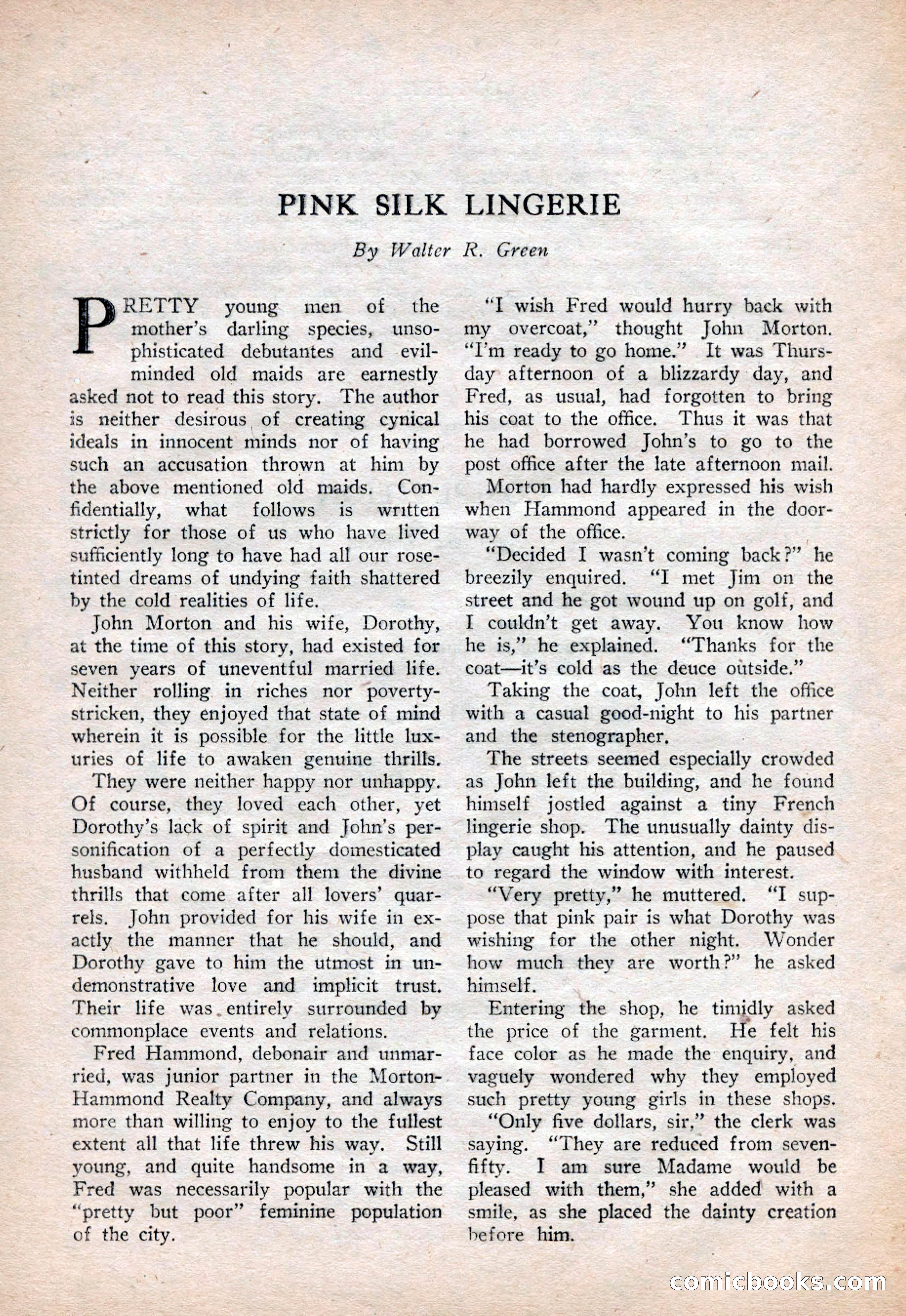 Droll Stories, October 1924 — page 118 of 144