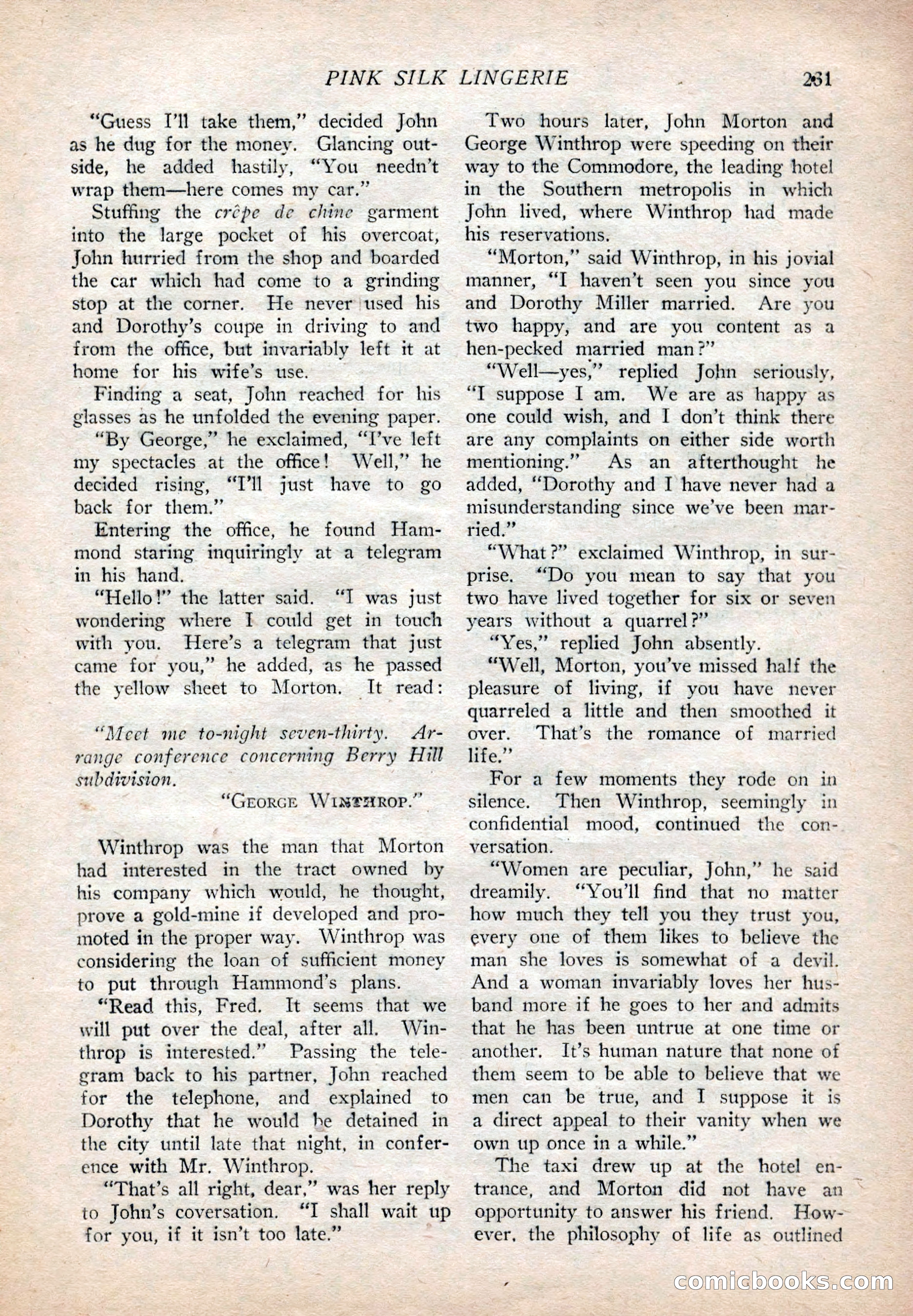 Droll Stories, October 1924 — page 119 of 144