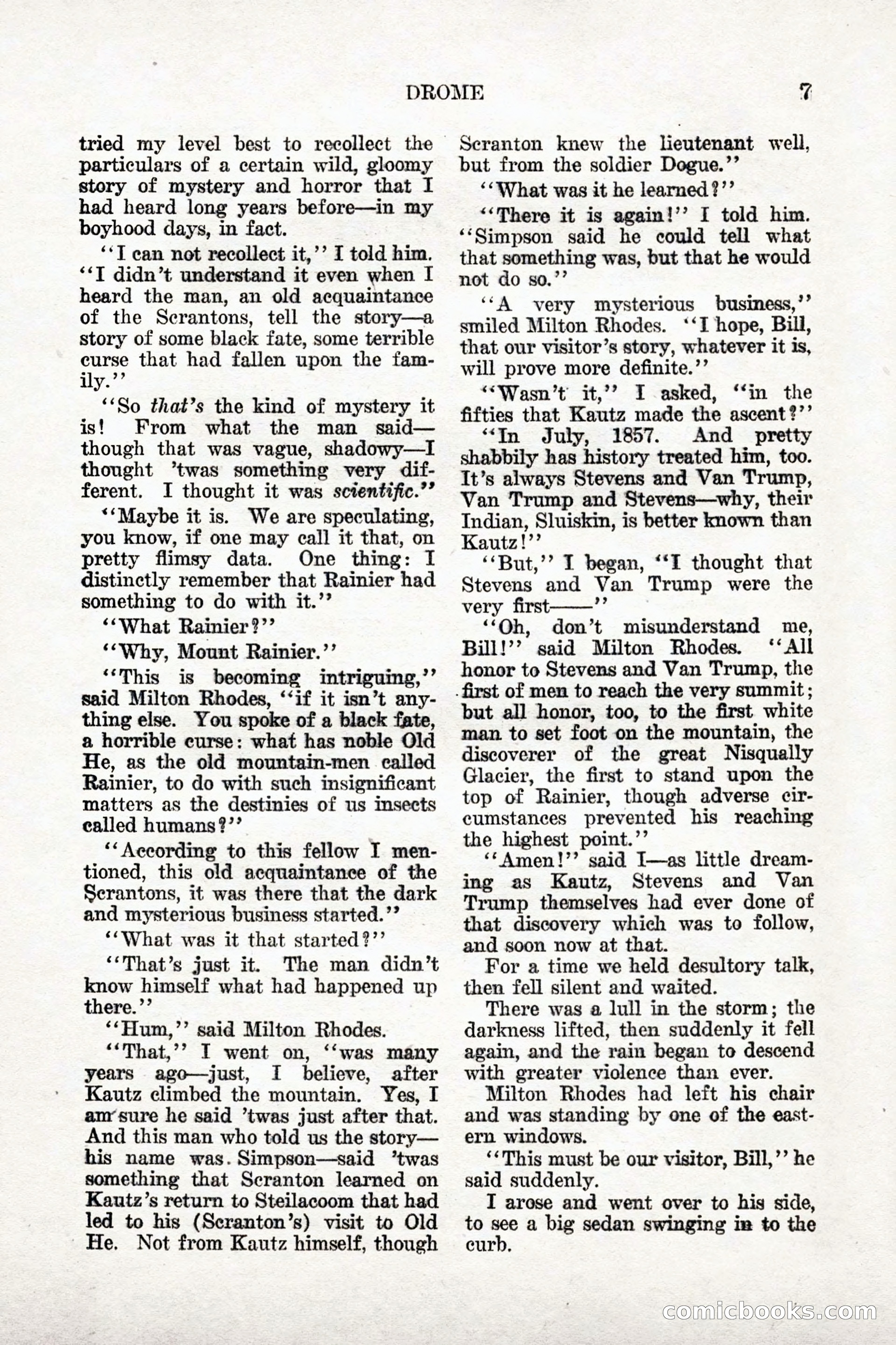 Weird Tales: "Drome" by John Martin Leahy — page 4 of 110