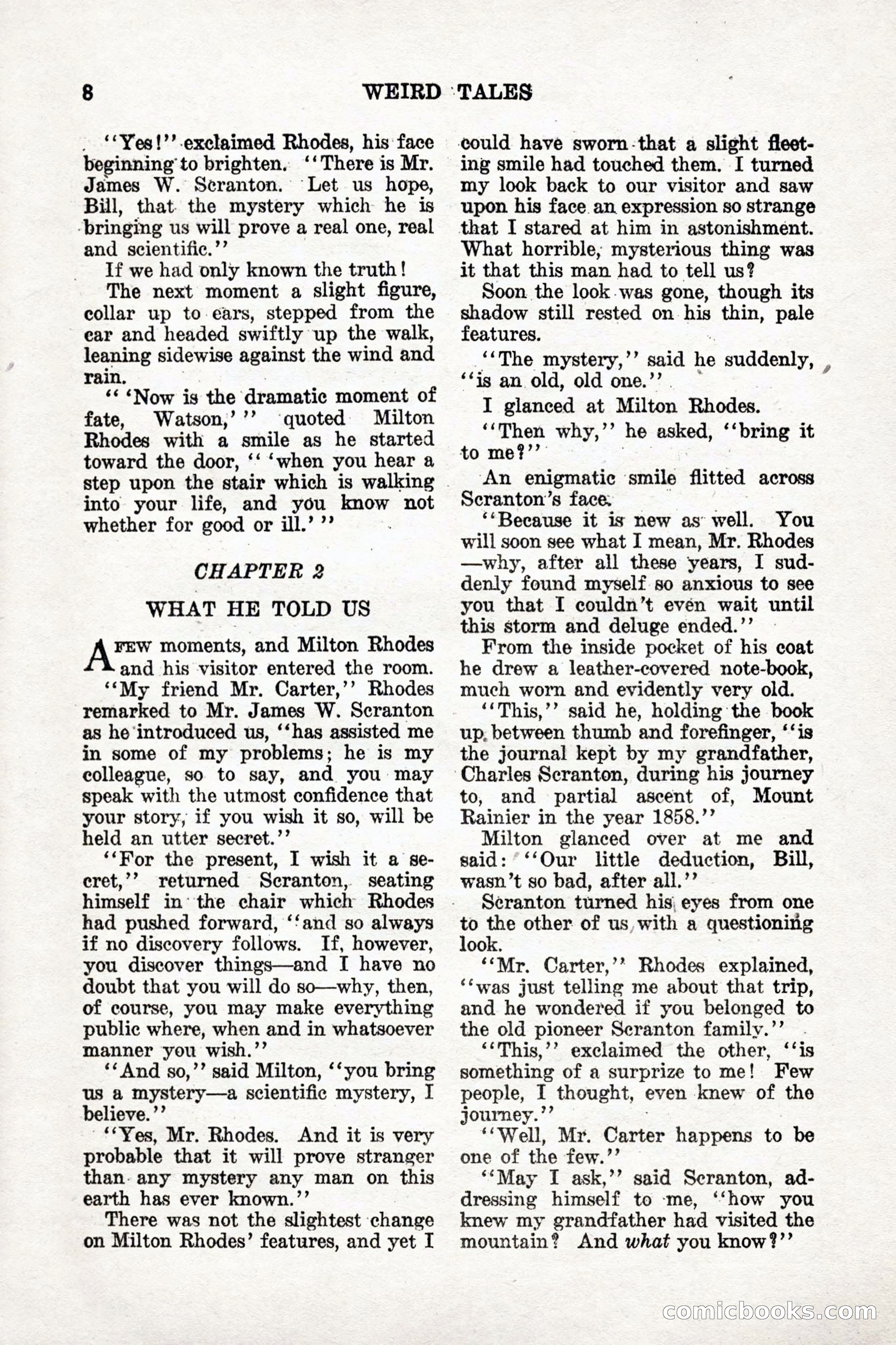 Weird Tales: "Drome" by John Martin Leahy — page 5 of 110