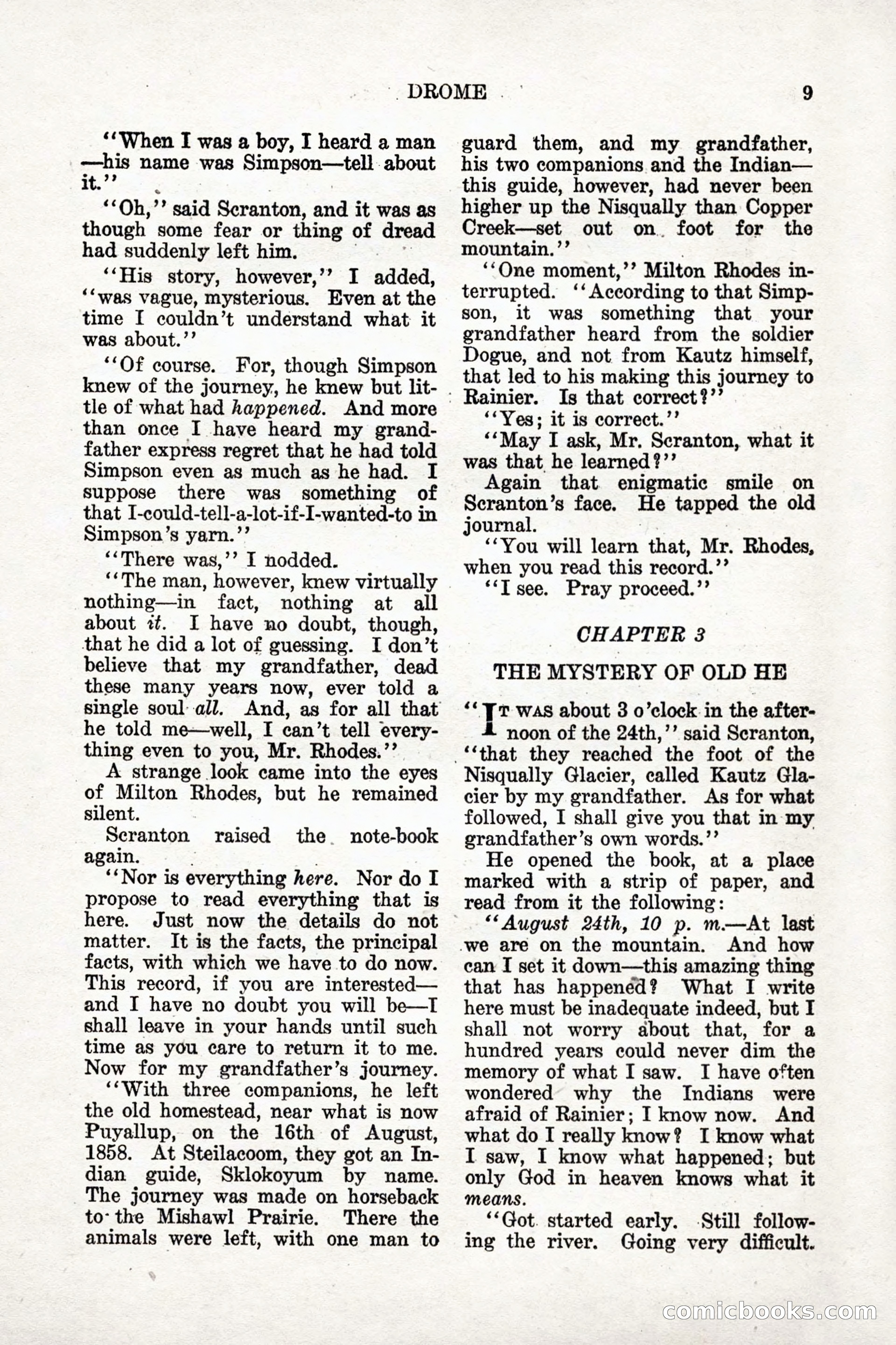 Weird Tales: "Drome" by John Martin Leahy — page 6 of 110
