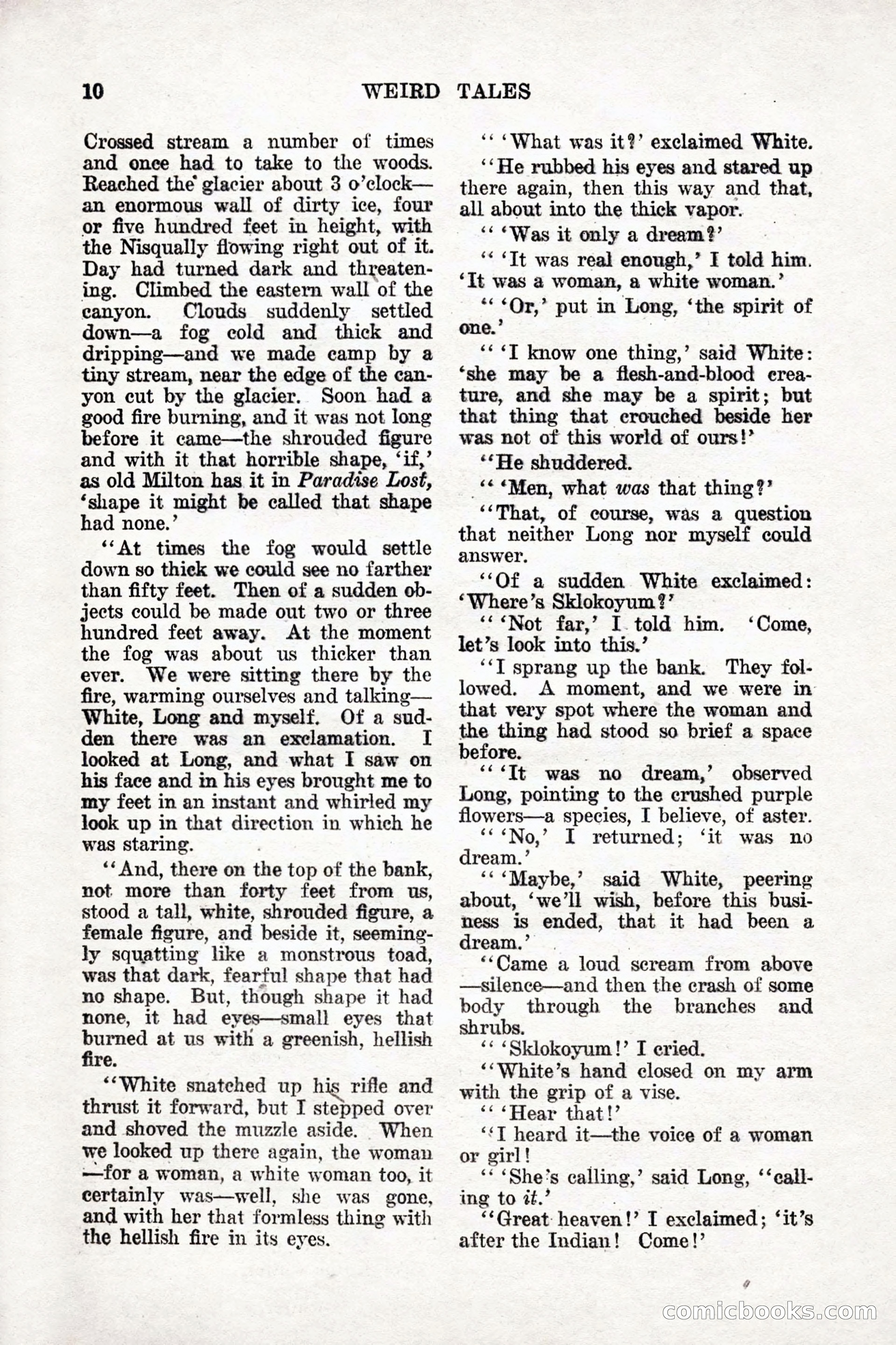 Weird Tales: "Drome" by John Martin Leahy — page 7 of 110