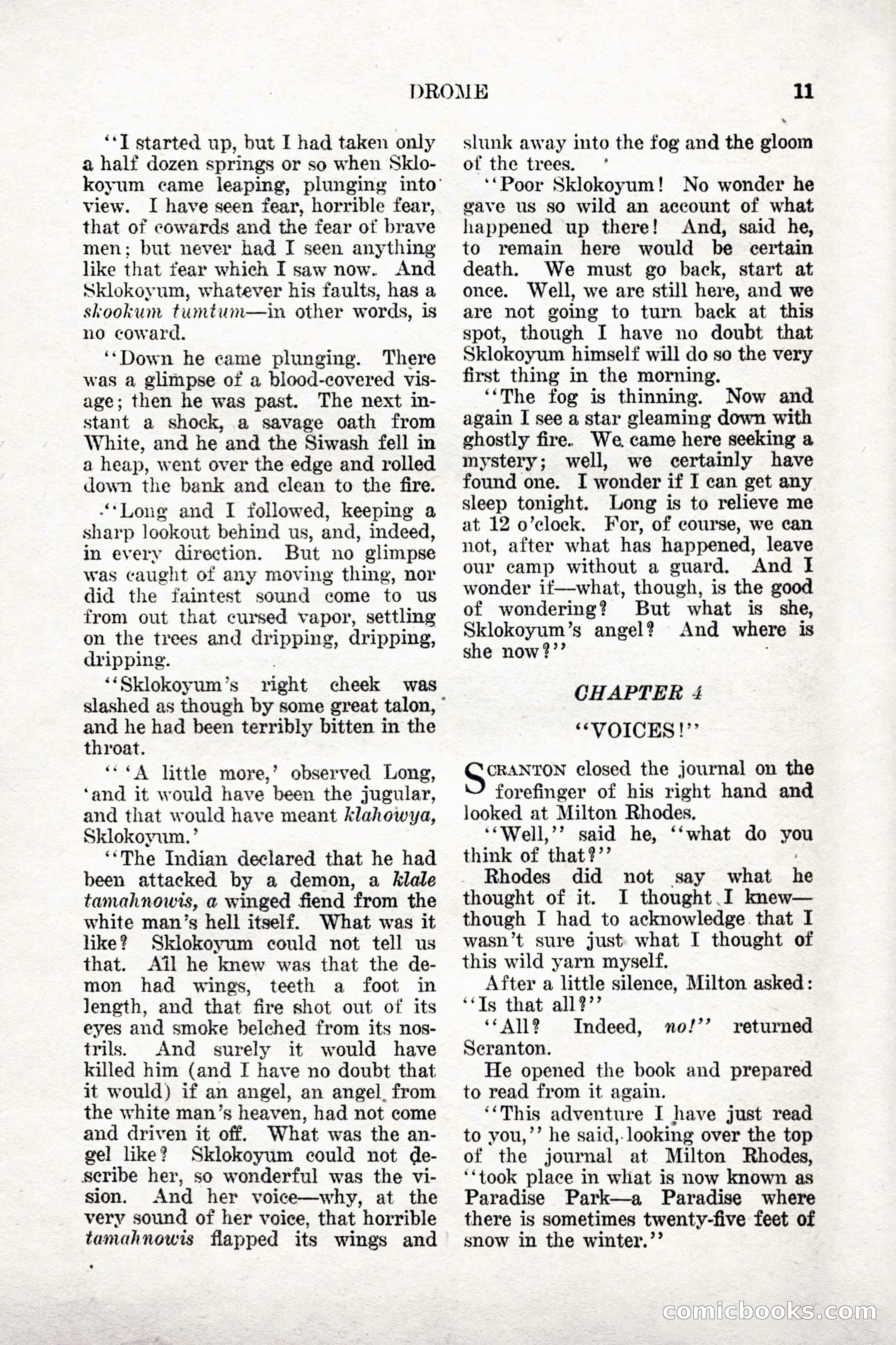 Weird Tales: "Drome" by John Martin Leahy — page 8 of 110