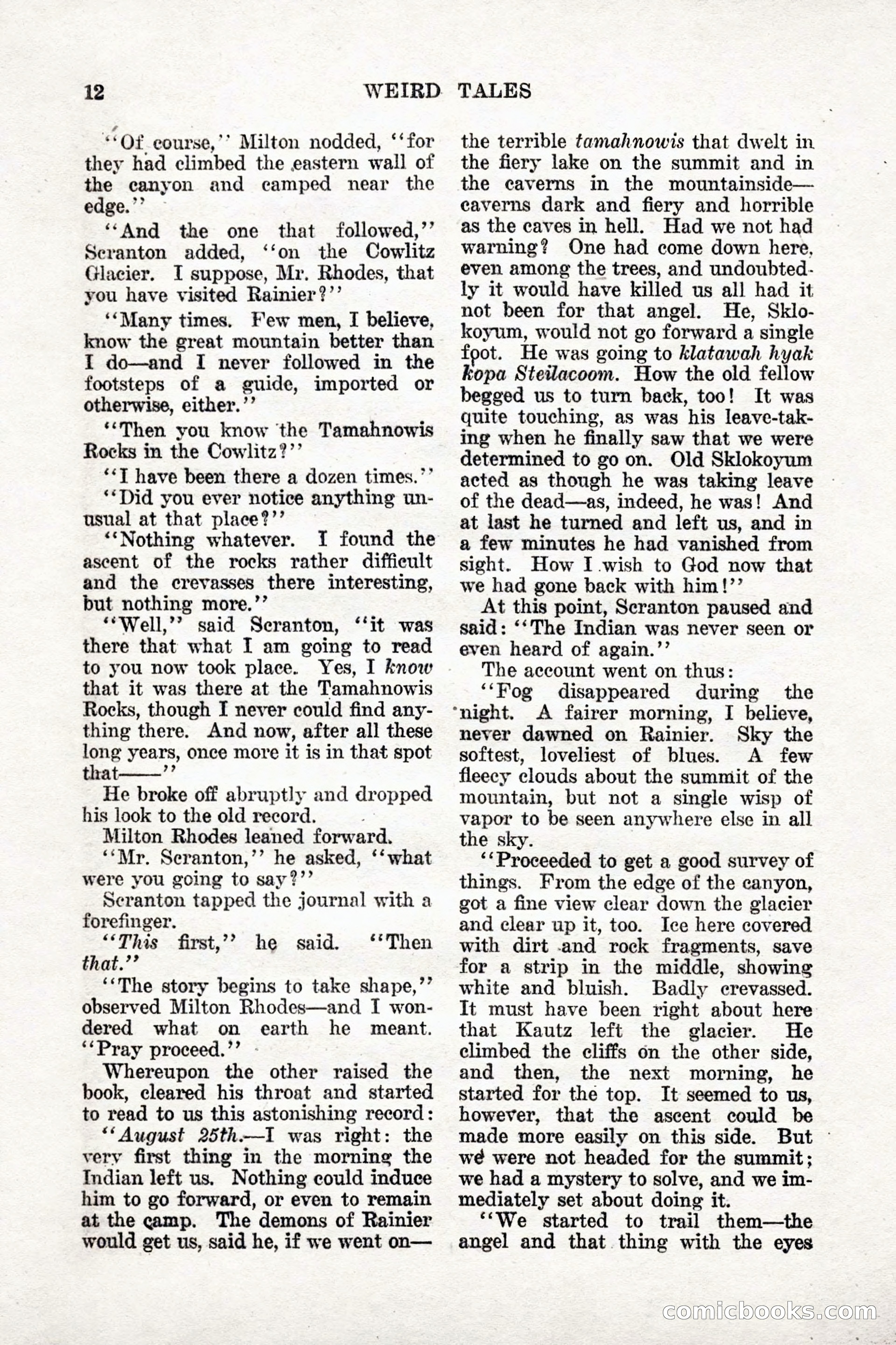 Weird Tales: "Drome" by John Martin Leahy — page 9 of 110